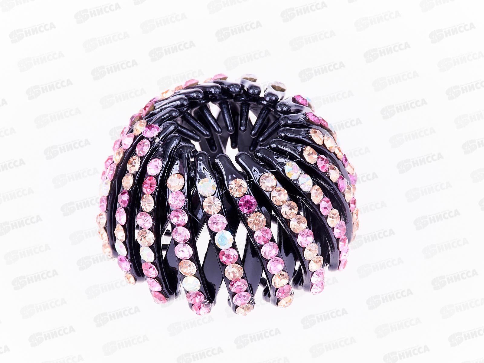 Сетка-краб пластик для волос 6см. №18