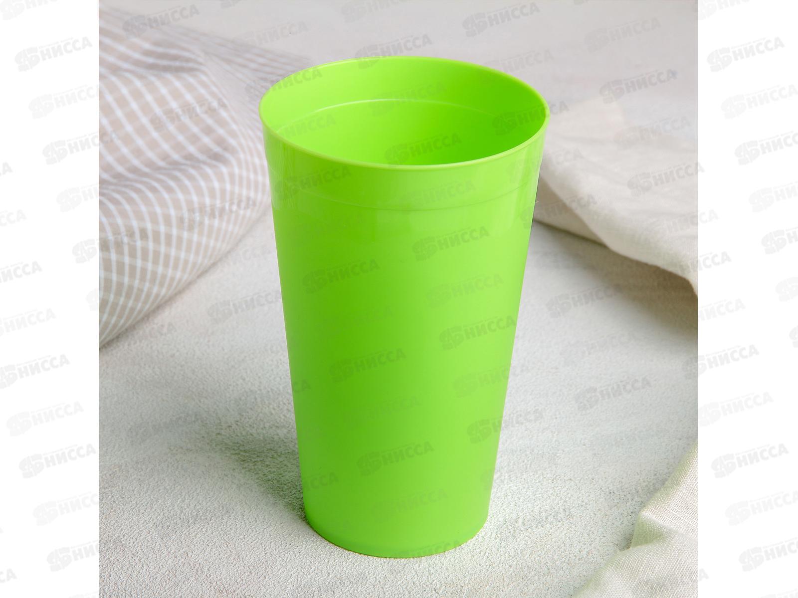 Набор стаканов 0,4л (3шт) салатовый (Ангора) *30