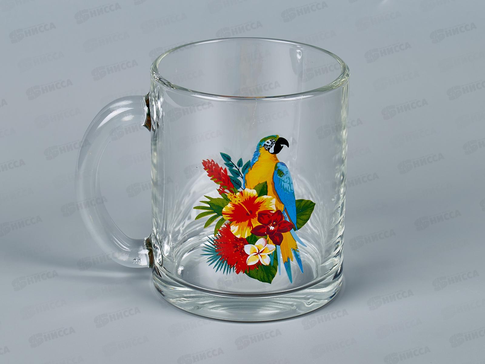 Кружка &quotЧайная&quot (Тропические птицы) 300см3 *24 1208