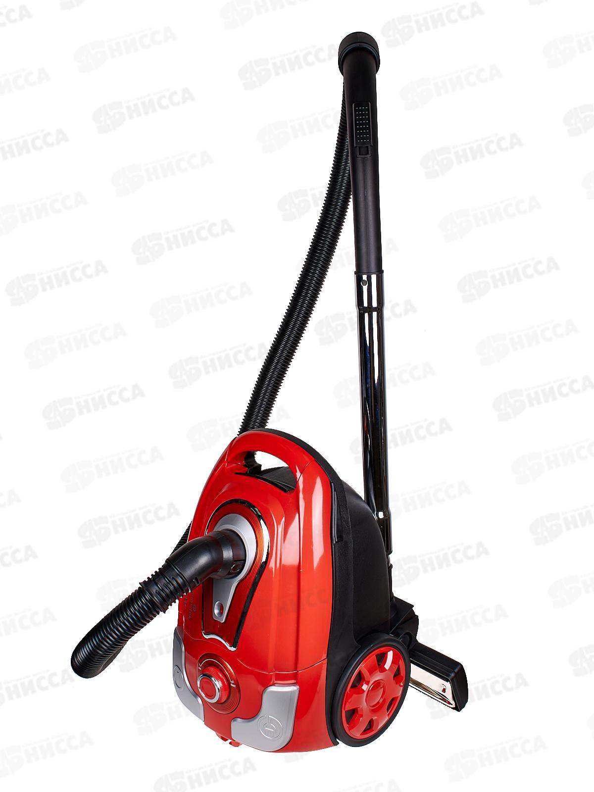 Пылесос Eurostek EVC-3514 (мешок 2600Вт красный) ЕГ