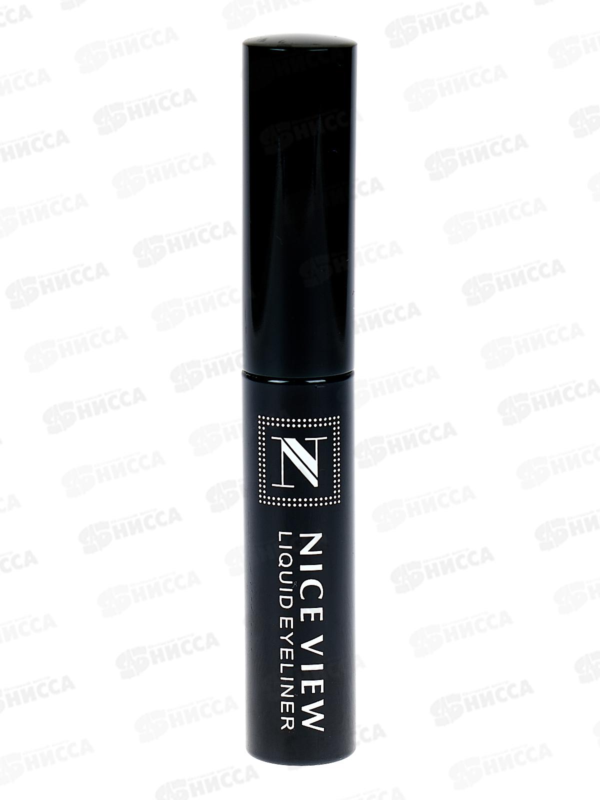 Подводка для глаз Nice 809-А с кисточкой Черная *6