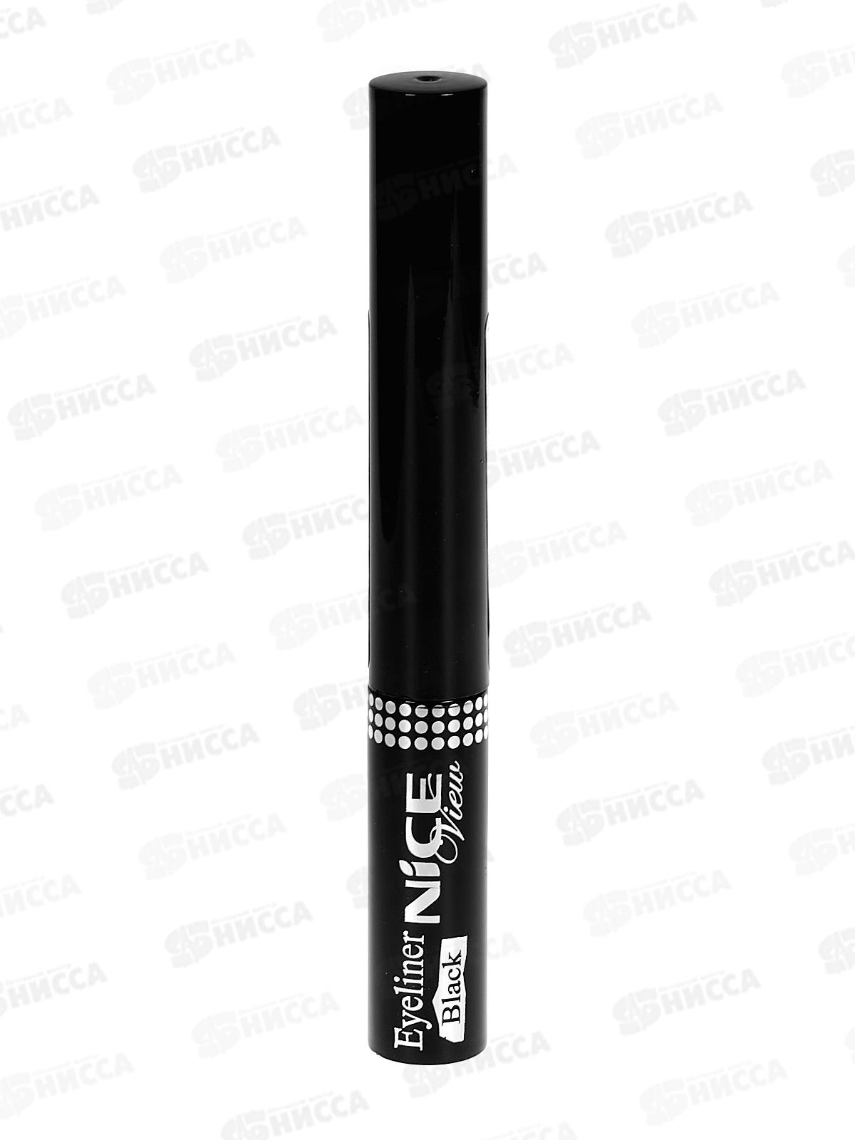 Подводка для глаз Nice 810-А с кисточкой конус Черная *6