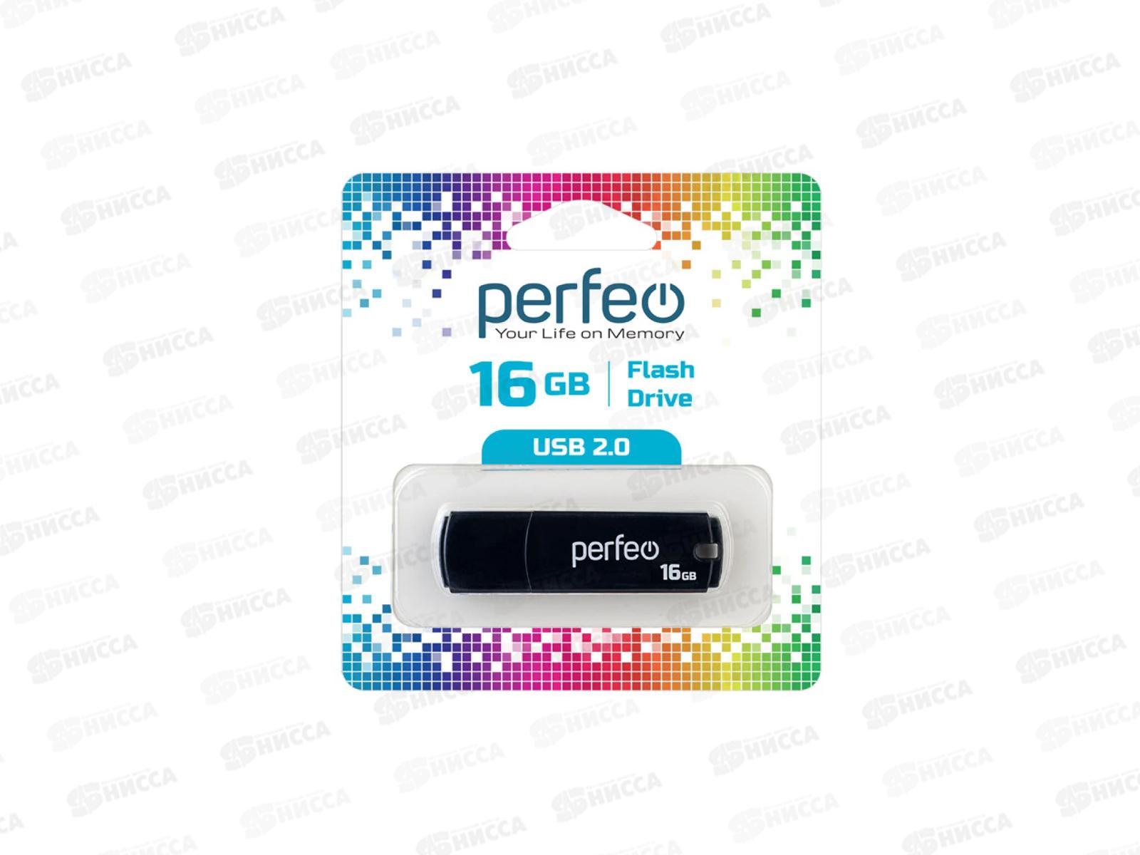 Флэш-карта Perfeo USB 16GB C05 Black