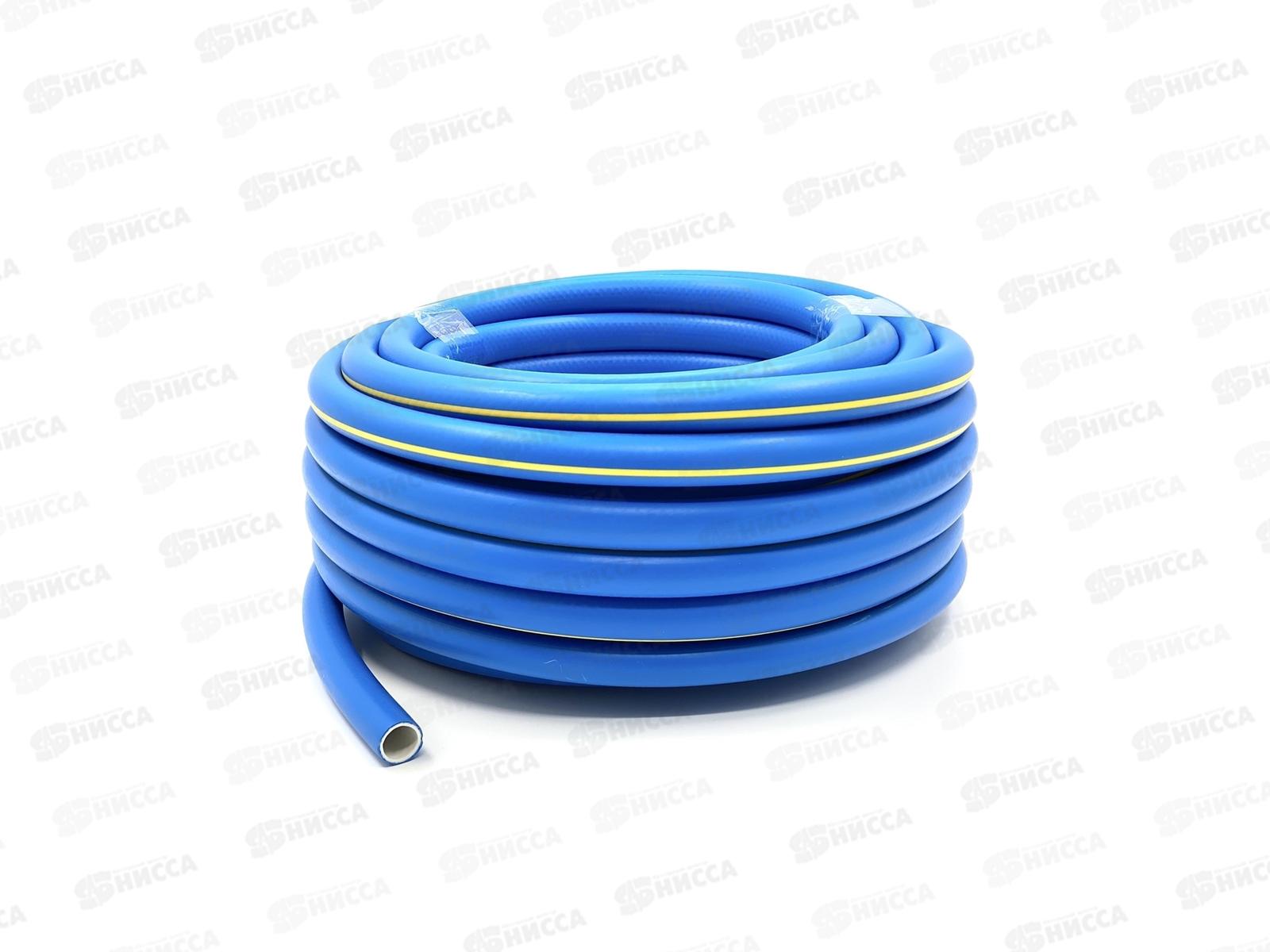 Шланг резиновый армированный, 19х25-1,0 - ВГ., бухта 25 м (синий с жёлтой полоской) ТЭП Вихрь