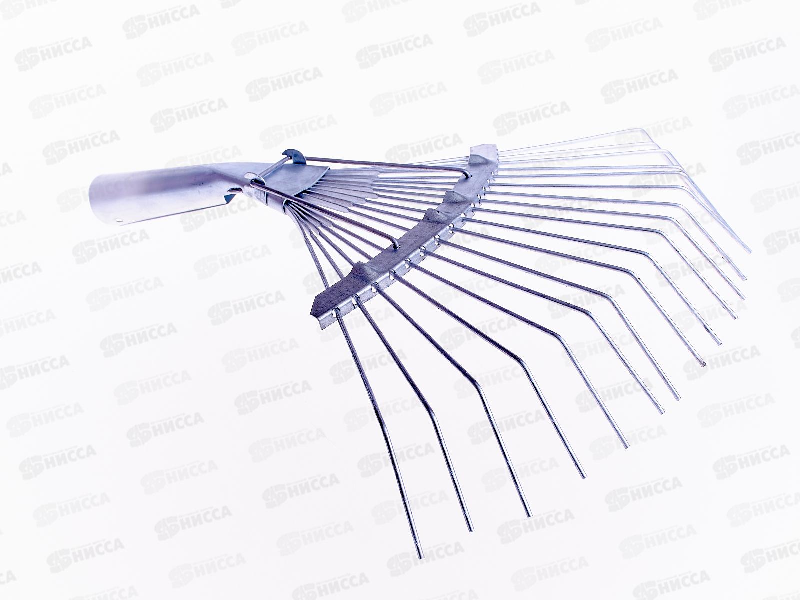 Грабли веерные проволочные оцинкованные 18зуб., с662