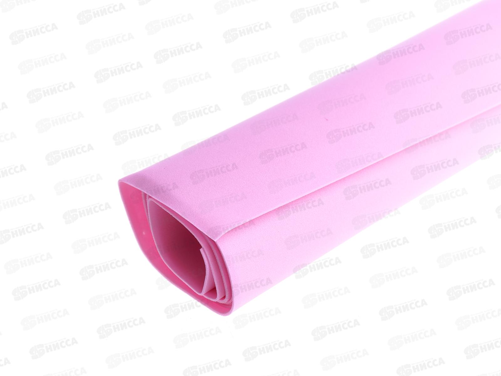 ФоамиранПластичная замша EVA &quotBlumentag&quot 1мм 60х70см 14 Темно-розовый