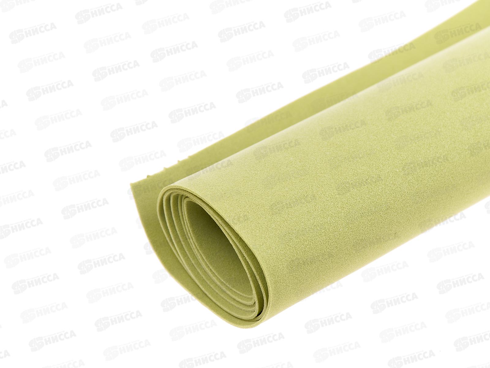 ФоамиранПластичная замша EVA &quotBlumentag" 1мм 60х70см 28 Оливковый