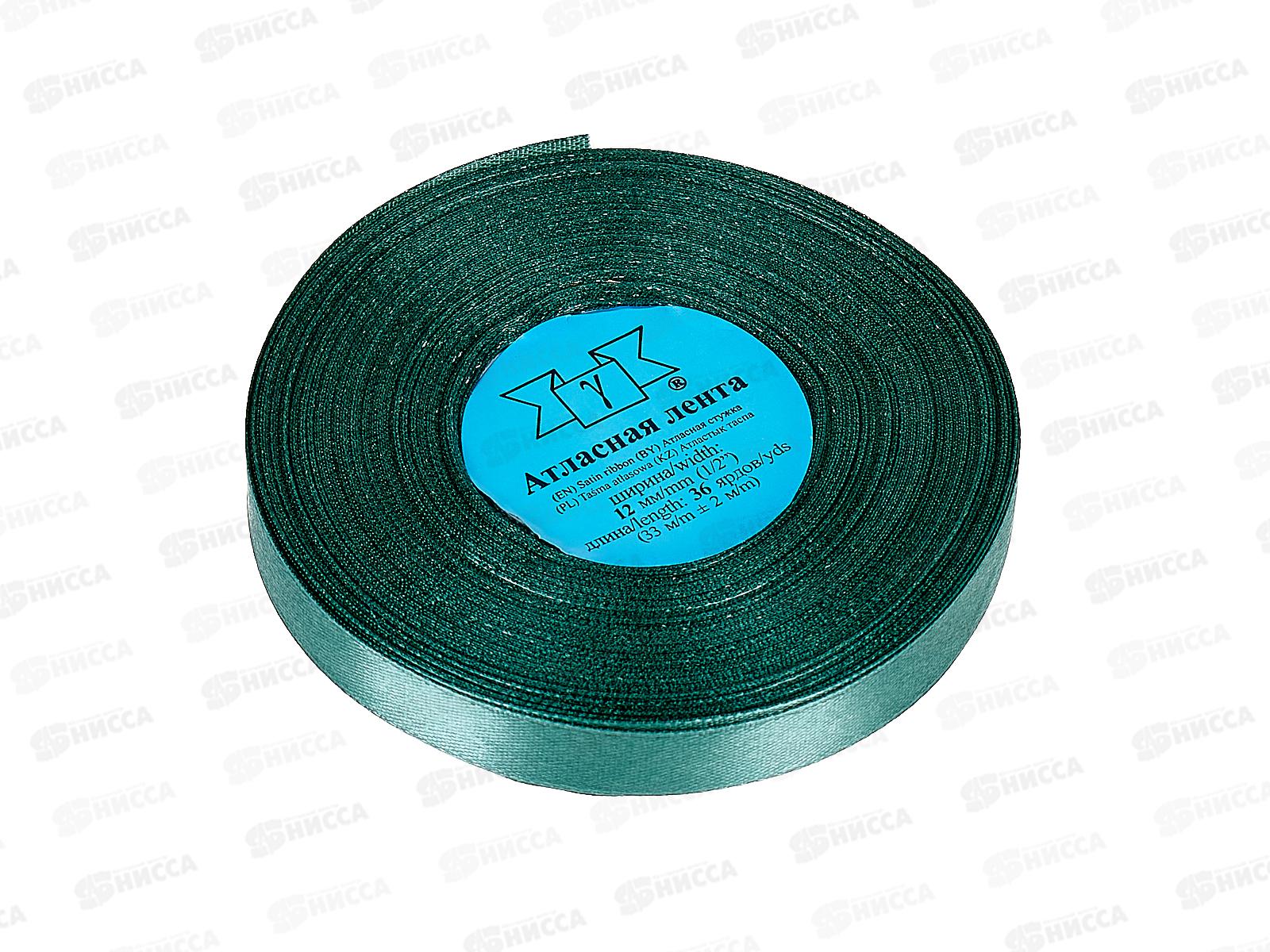 Лента атласная &quotGamma&quot №032 хаки, 12мм (1/2&quot) 33м+-2м