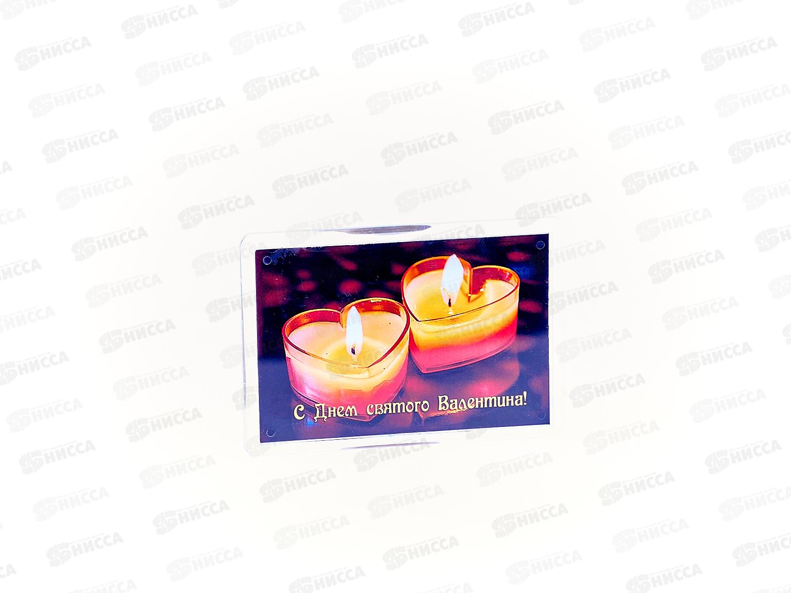 Магнит &quot14 февраля&quot акриловый прямоугольный 82*56 Ф0059