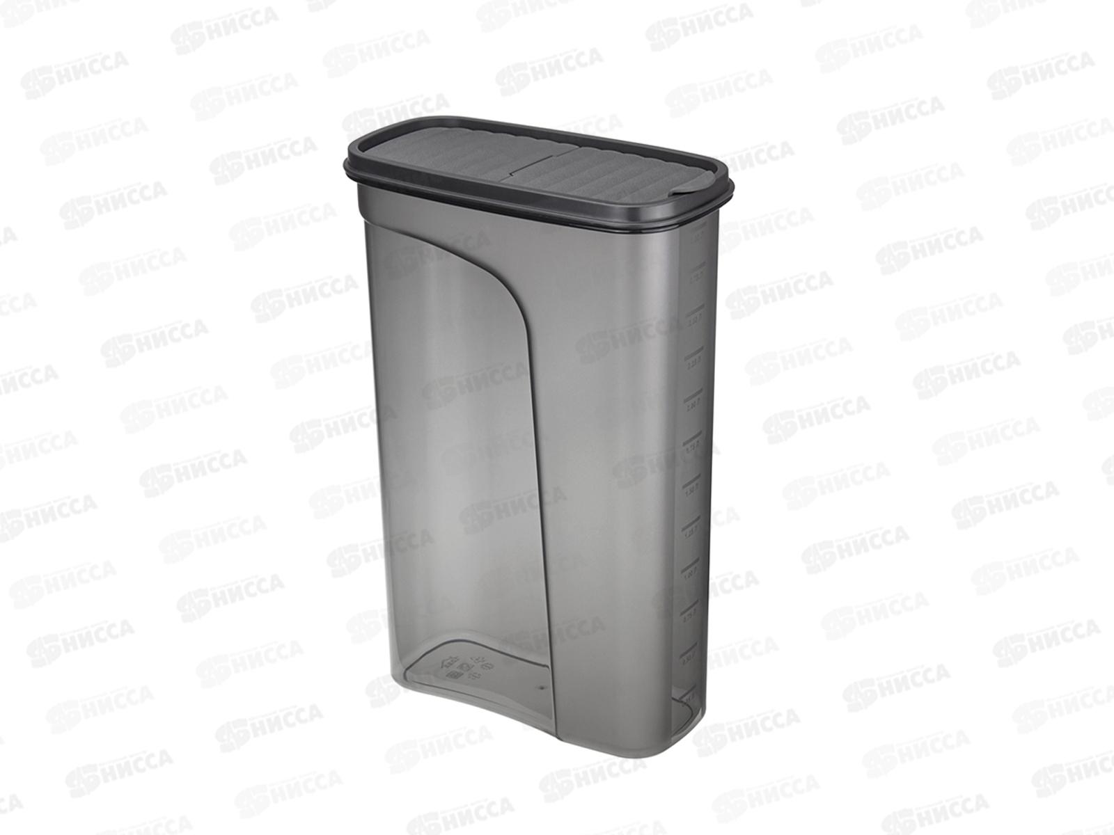 Емкость для продуктов "БЕСТ" 3л Графитовый М1257 *12