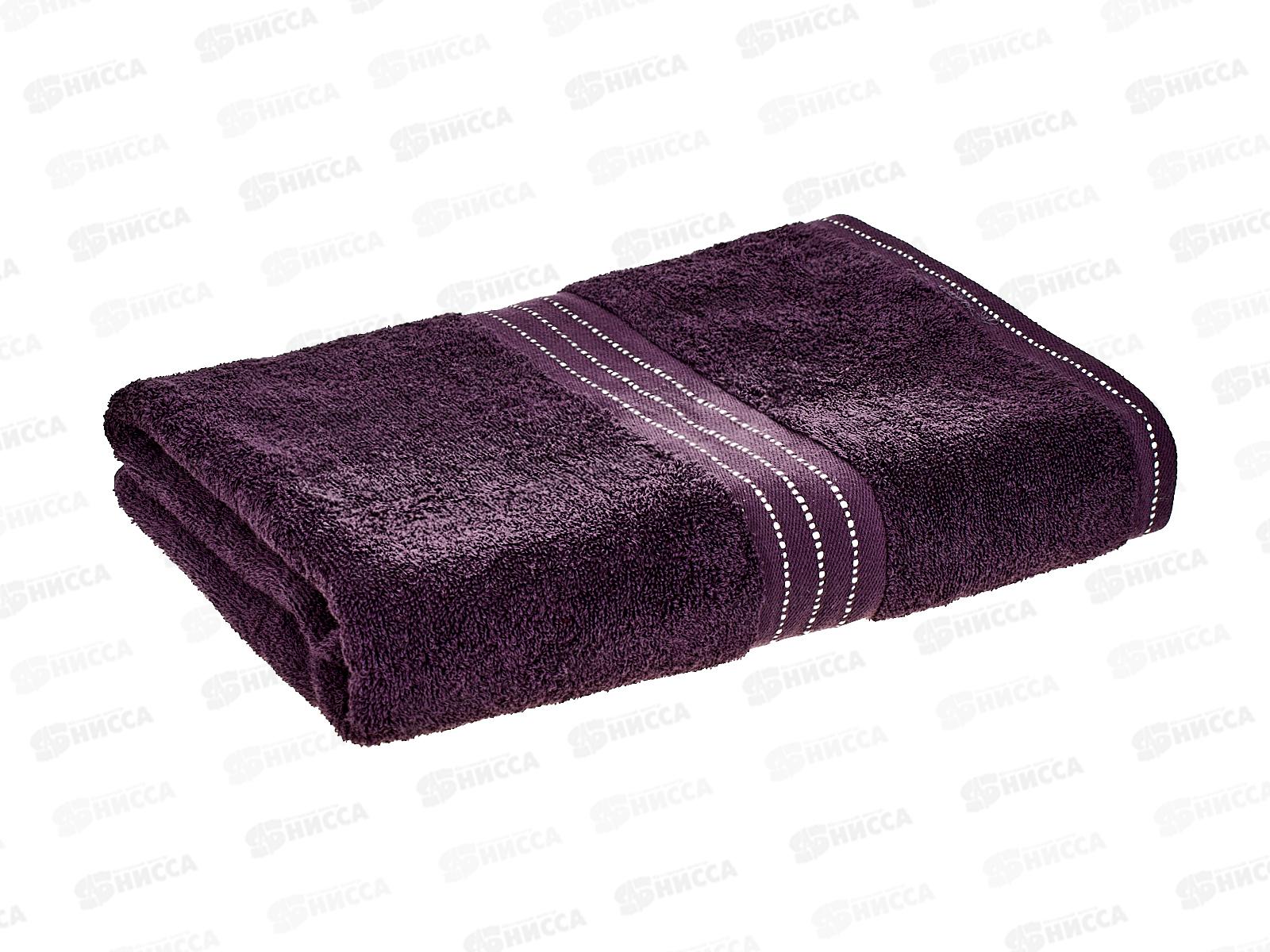 Полотенце махровое 70*140 +/-2см 430гр Лондон 02-100 виноградный