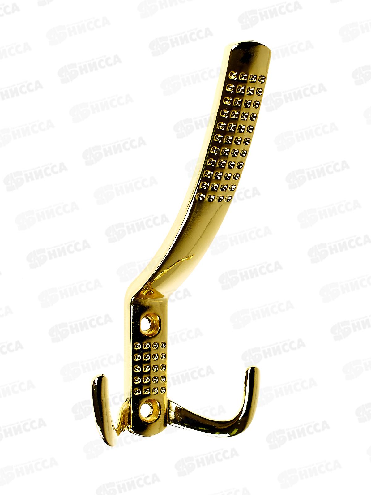 Крючок тройной 1149 (013140) золото металл удлиненный *40   Ж