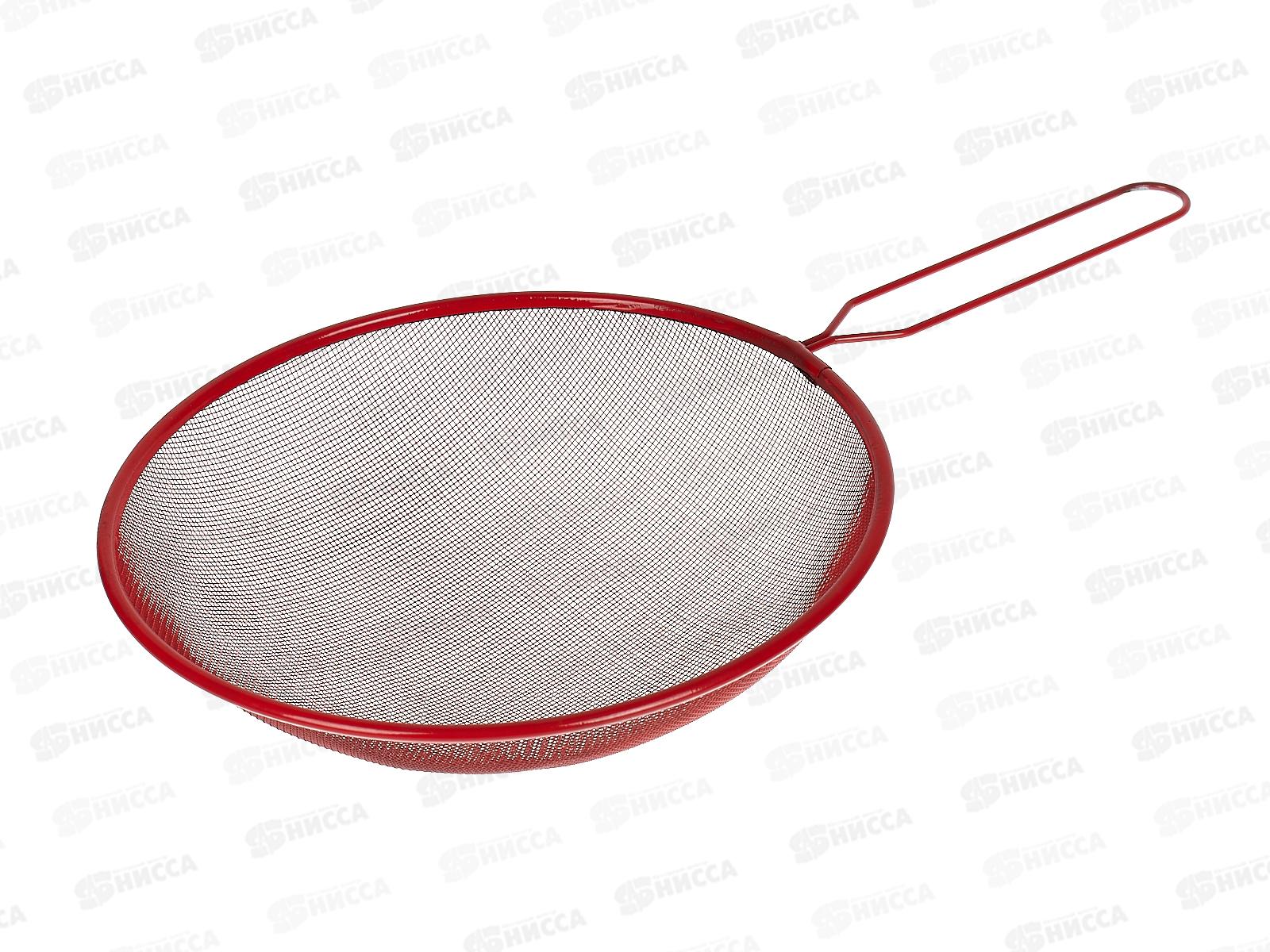 Сито металлическое 21см (035005) цвет с ручкой    Ж