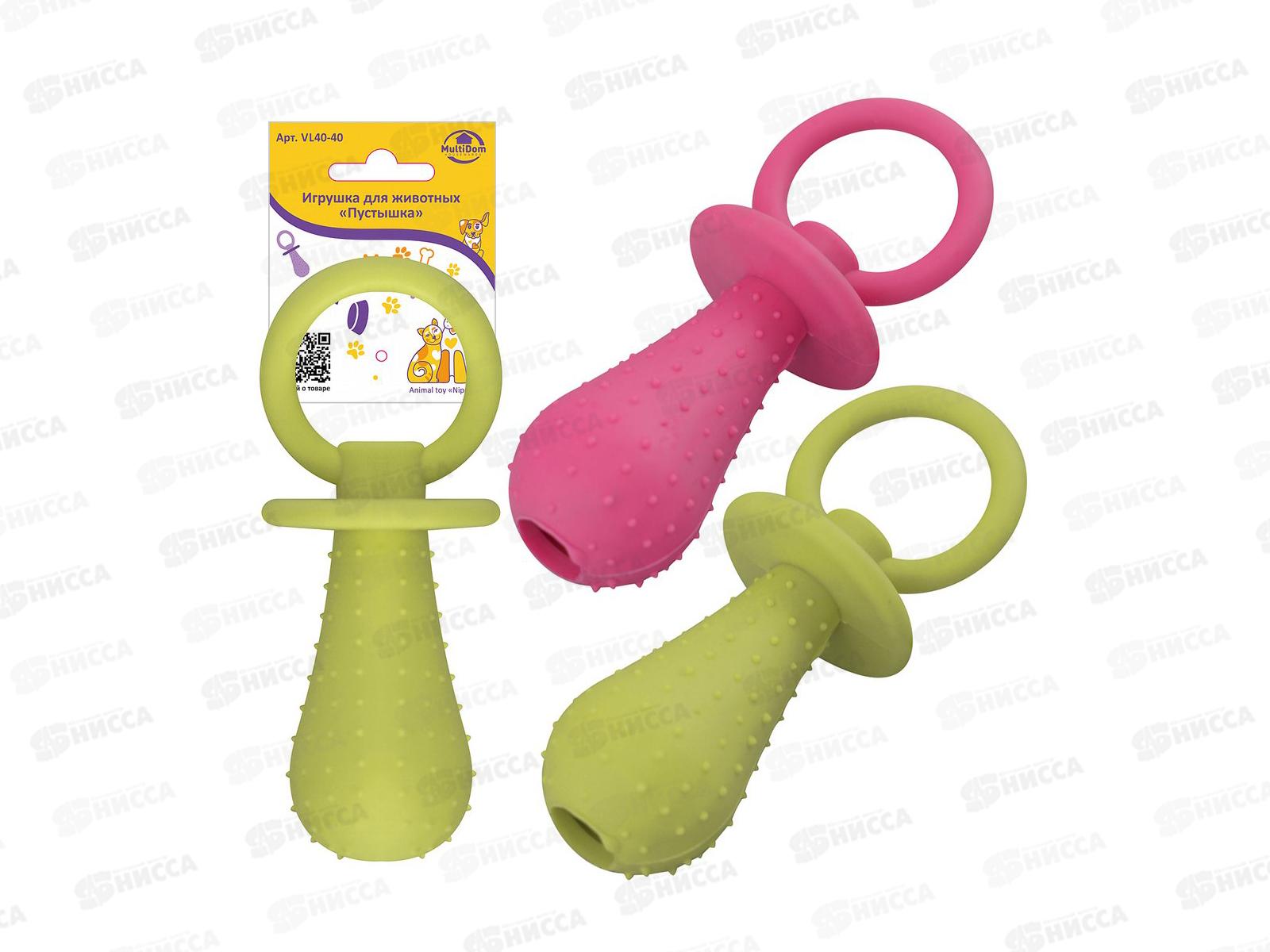 Игрушка для животных Пустышка р.10*3,5см VL40-40 *12