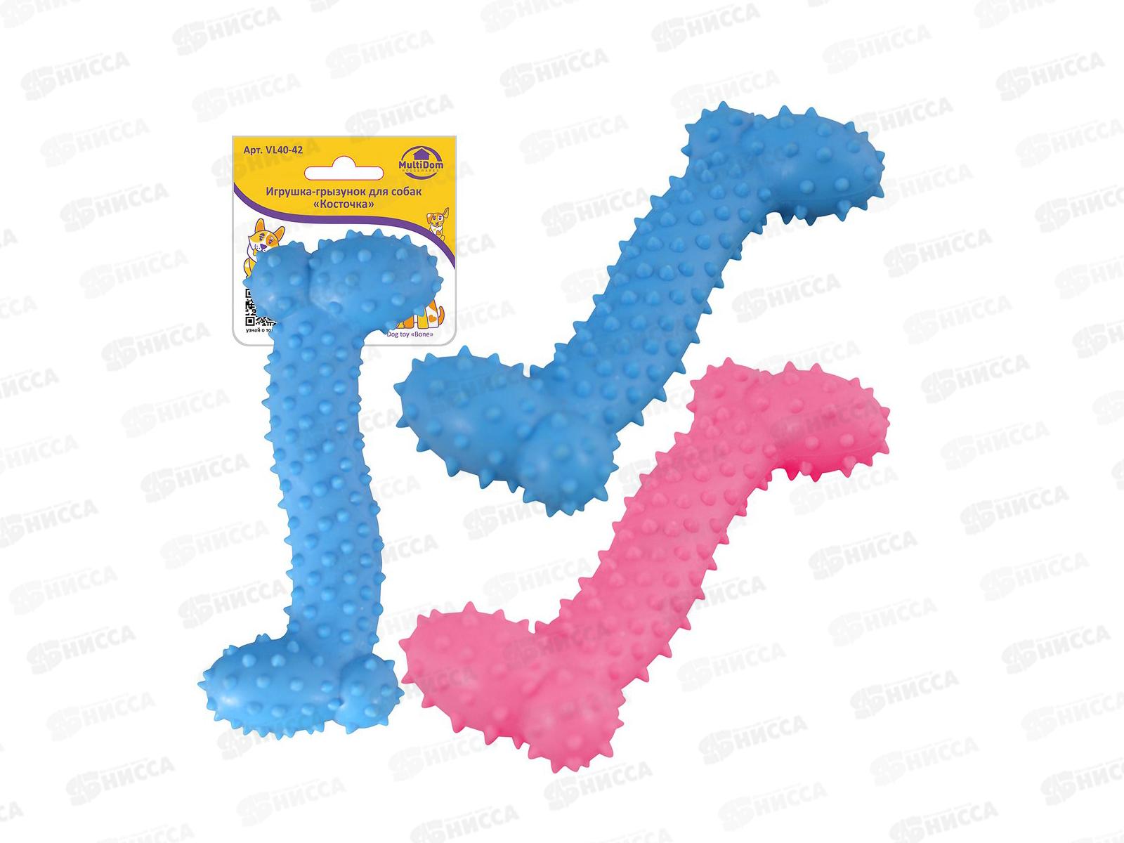 Игрушка-грызунок для собак Косточка р.10*4см VL40-42 *12