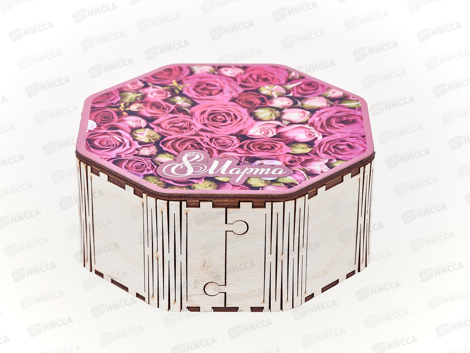 Шкатулка 8Марта средняя 8м-ш2-005