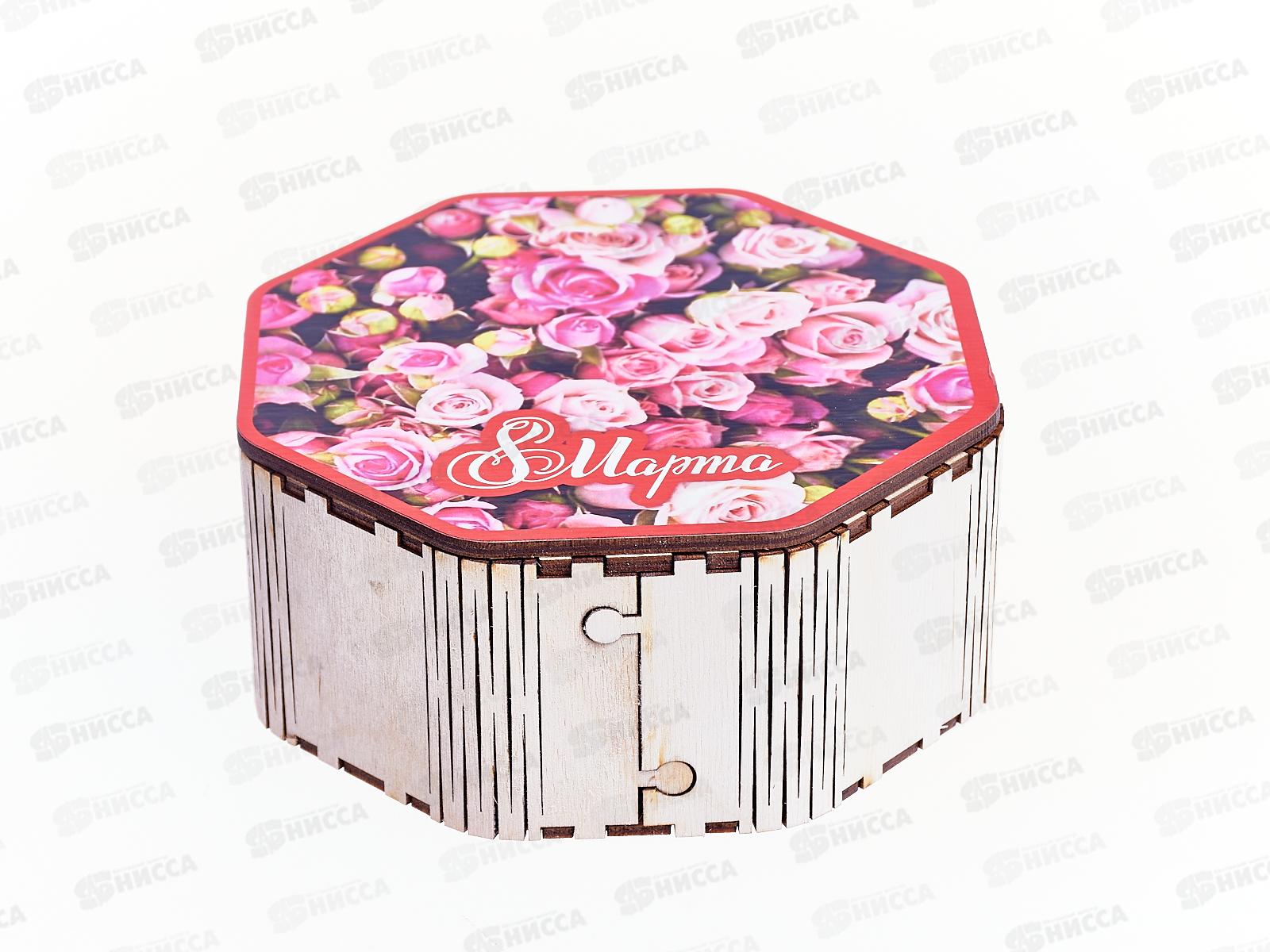 Шкатулка 8Марта средняя 8м-ш2-017