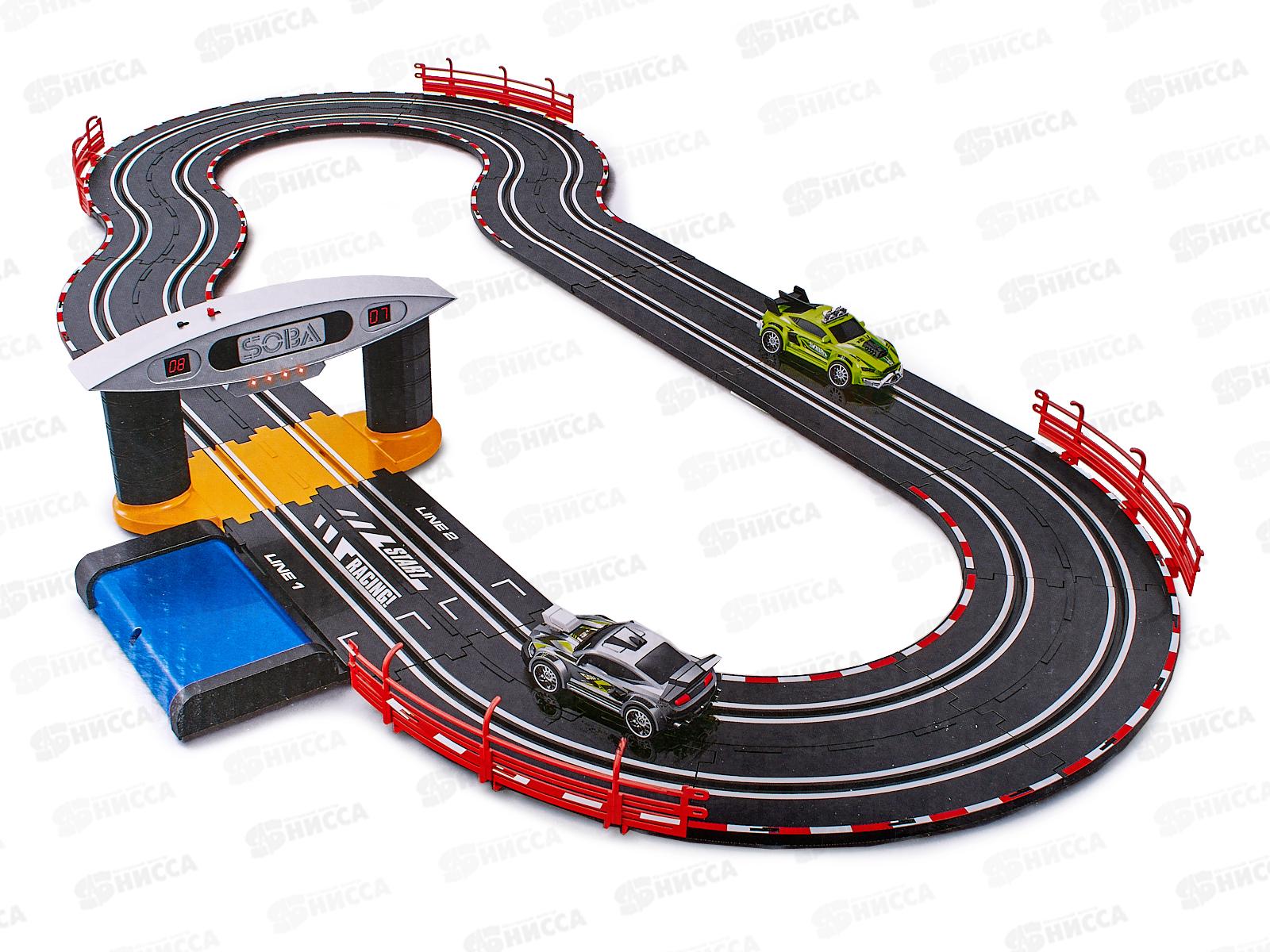 Автотрек "Скоростной путь-21" 3м, 2 машинки, А49-4А (120*65см)