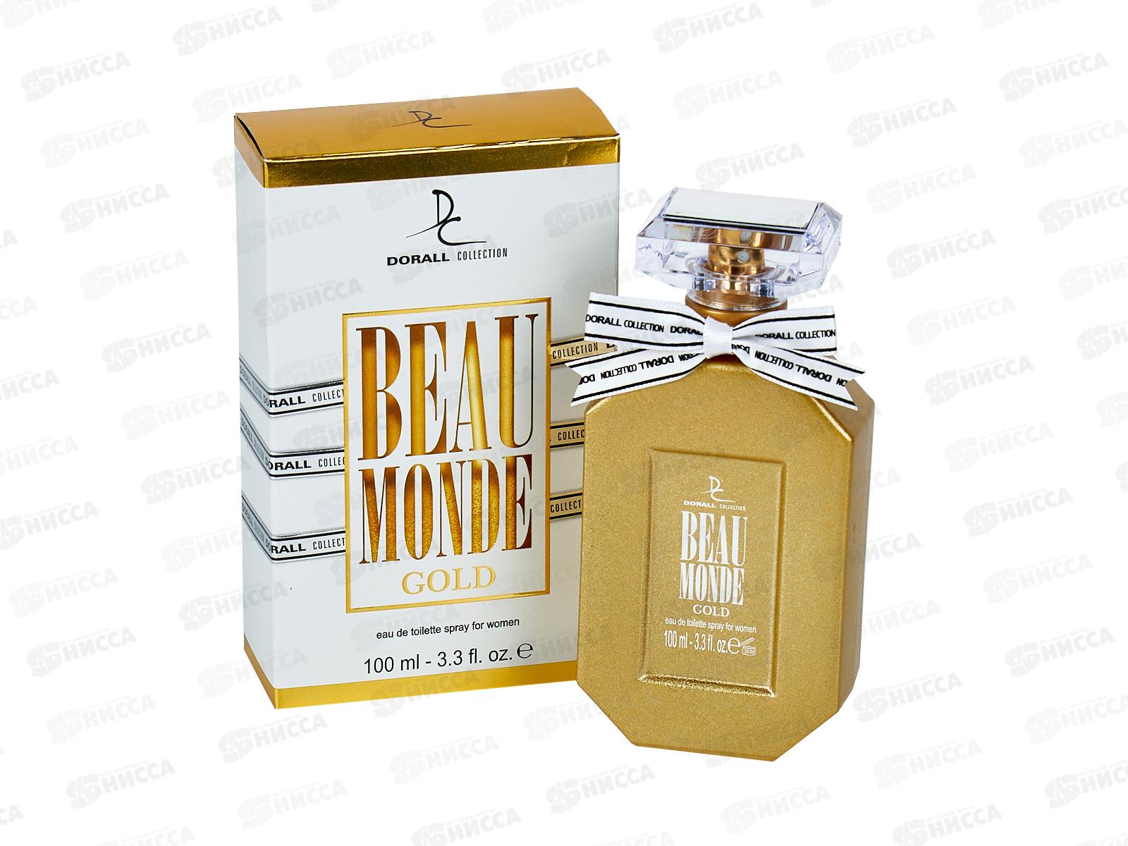 DC BEAU MONDE GOLD, туалетная вода 100мл женская *48  М