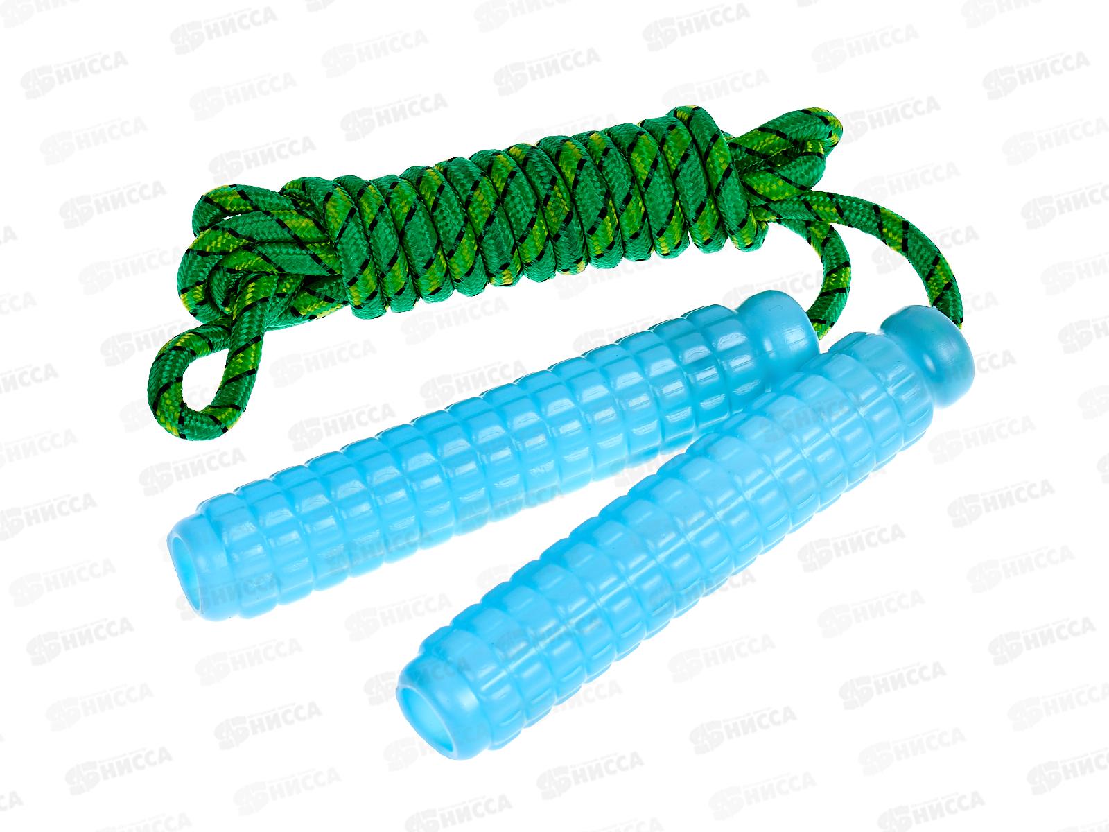 Скакалка с пластмассовыми ручками (046343)  Ж