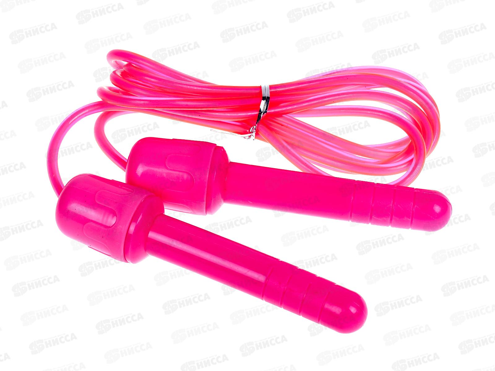 Скакалка с пластмассовыми ручками (046345)  Ж