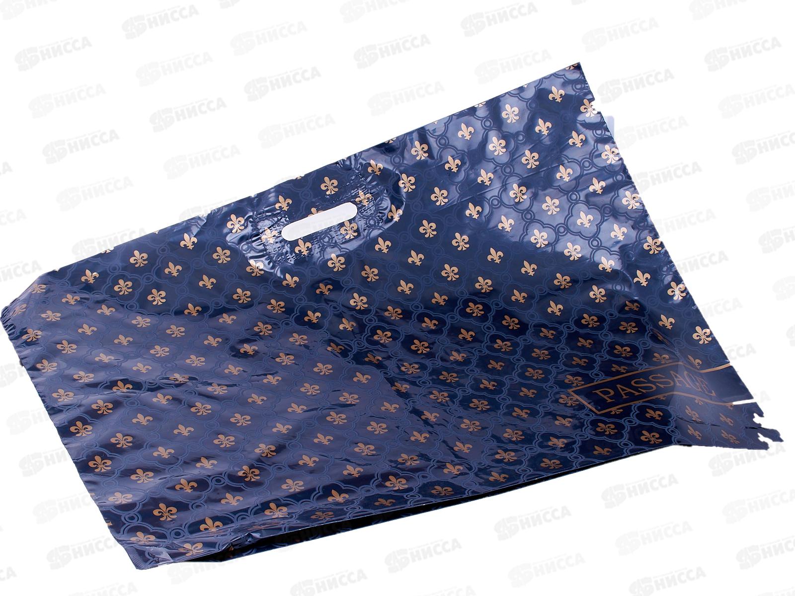 Пакет пробивной 71*50 Пассаж черный *50/250