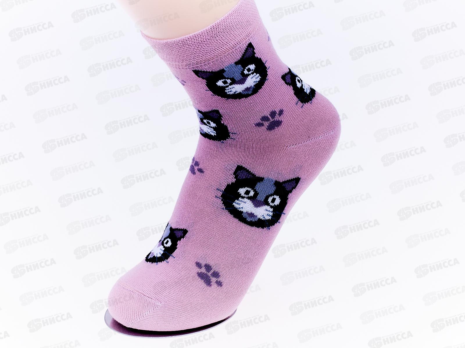 Носки детские 3081 321 School, серо-розовый 19-20