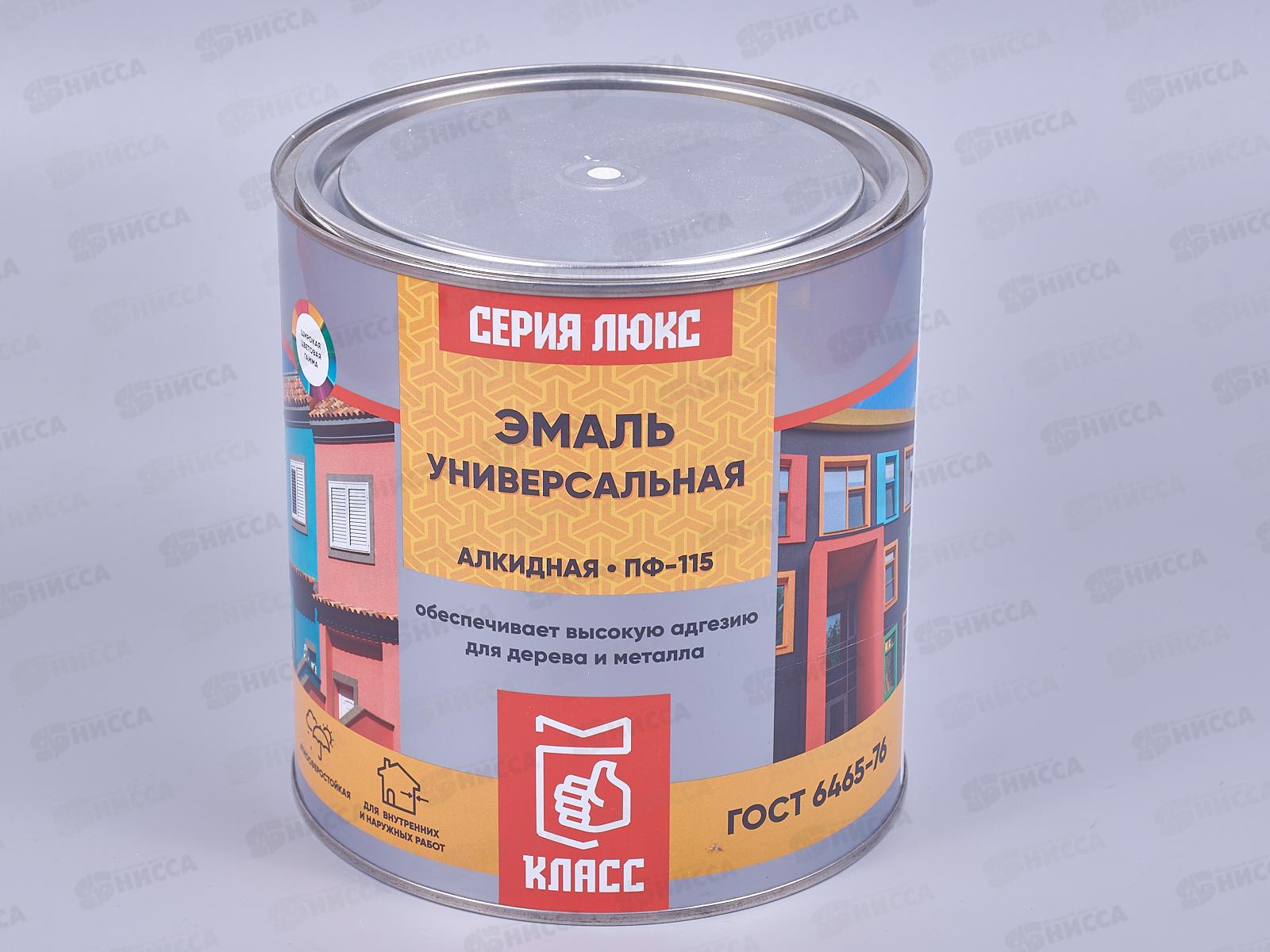 ЭМАЛЬ ПФ-115 белый матовая 2,7кг Класс Люкс *6