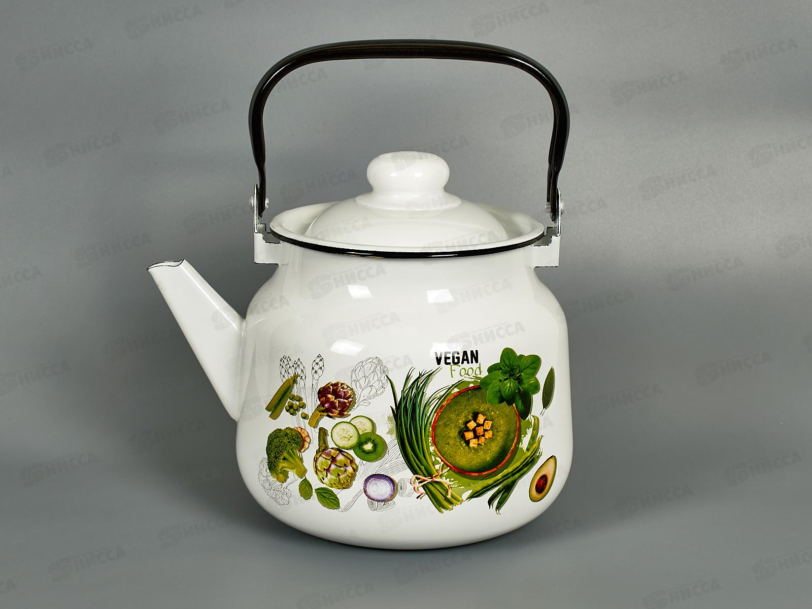 Чайник 3,5л с рисунком 01-2713/4 Веган *4