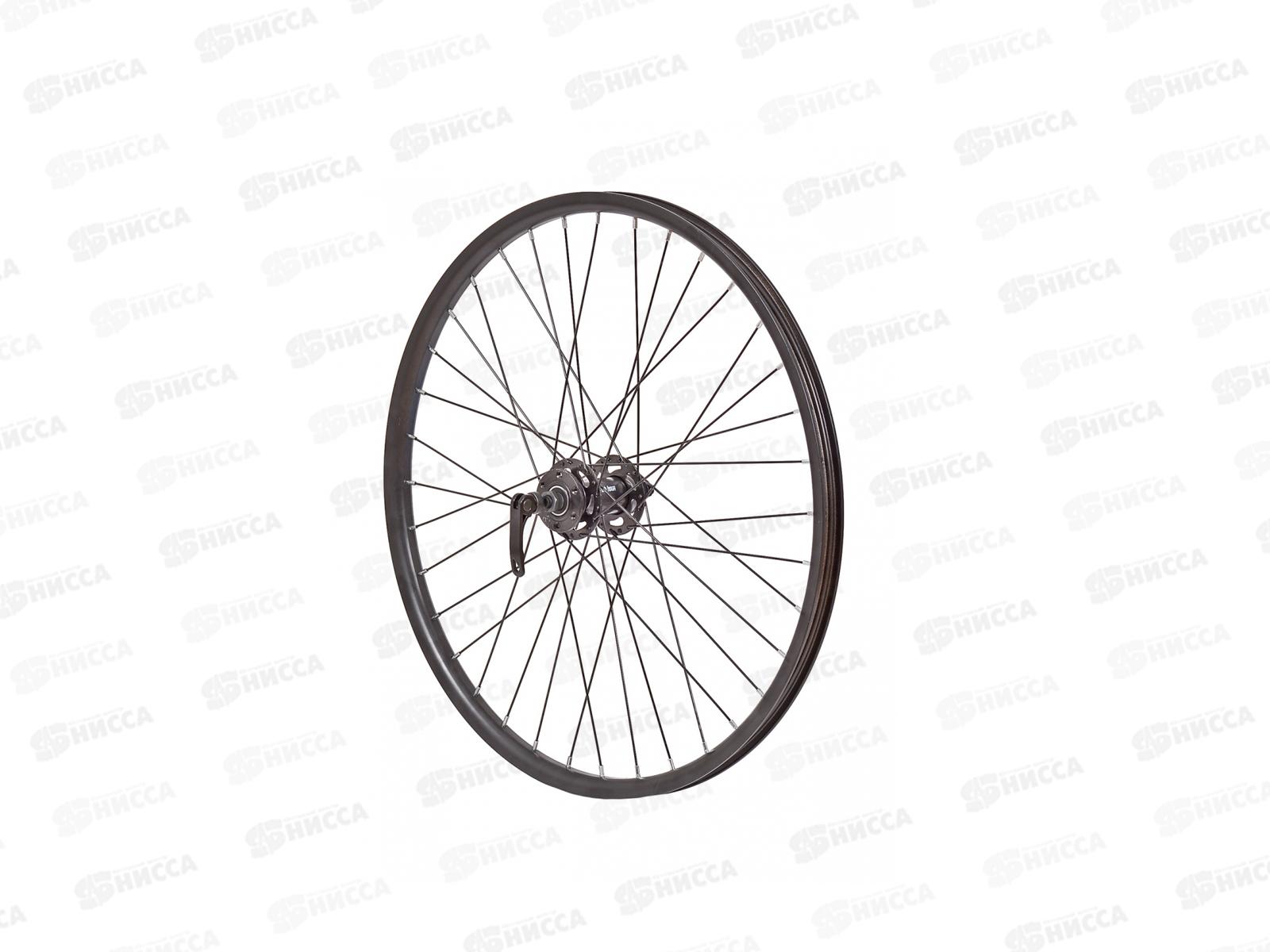 Колесо велосипедное 24" переднее в сборе, disc, эксцентрик 283501  гб