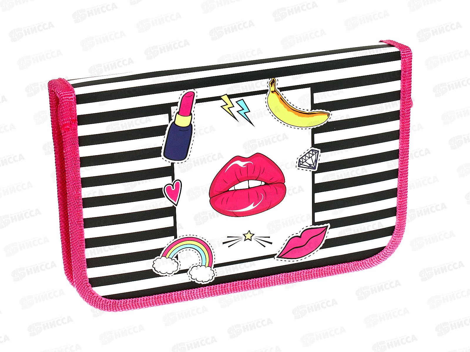 Пенал ПЧЕЛКА 1отд., Soft Girl power 130*200, ПО-401 *25