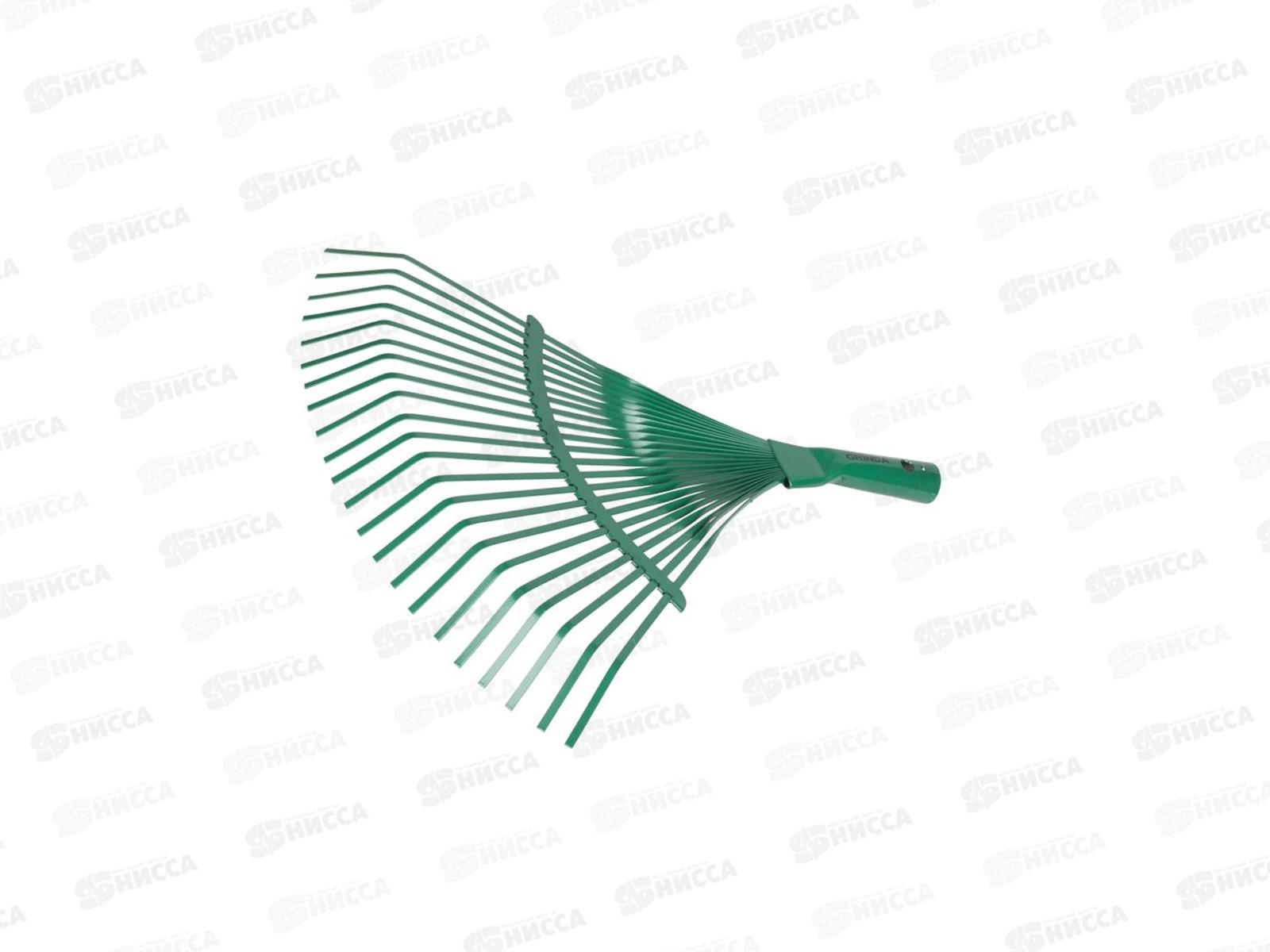 Грабли веерные GRINDA GR-41, 22 плоских зубца, 410мм, 421877  *40