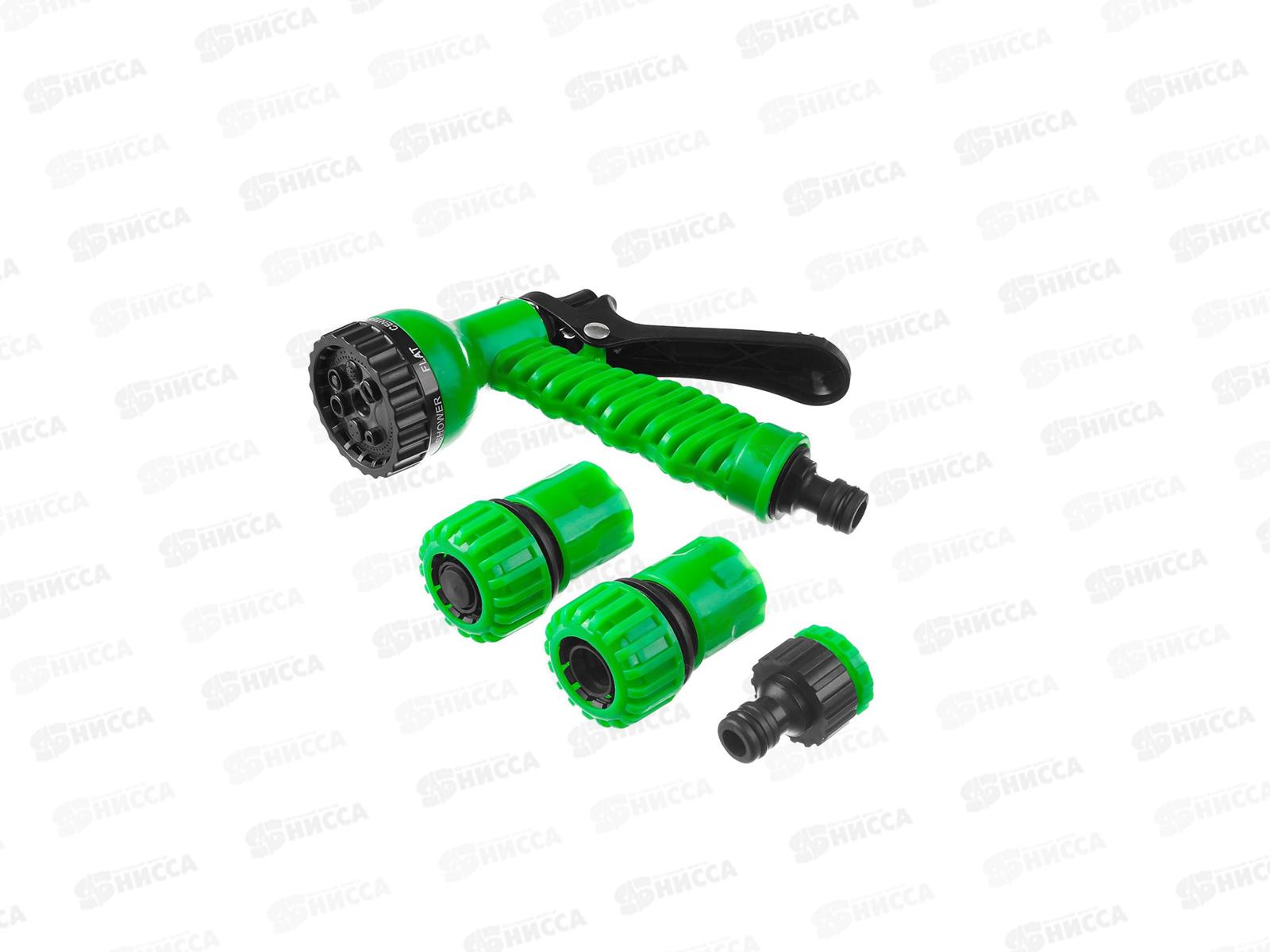 Набор поливочный Росток НП-34 : пистолет с 7 реж., соед. 3/4&quot, 427369 *24