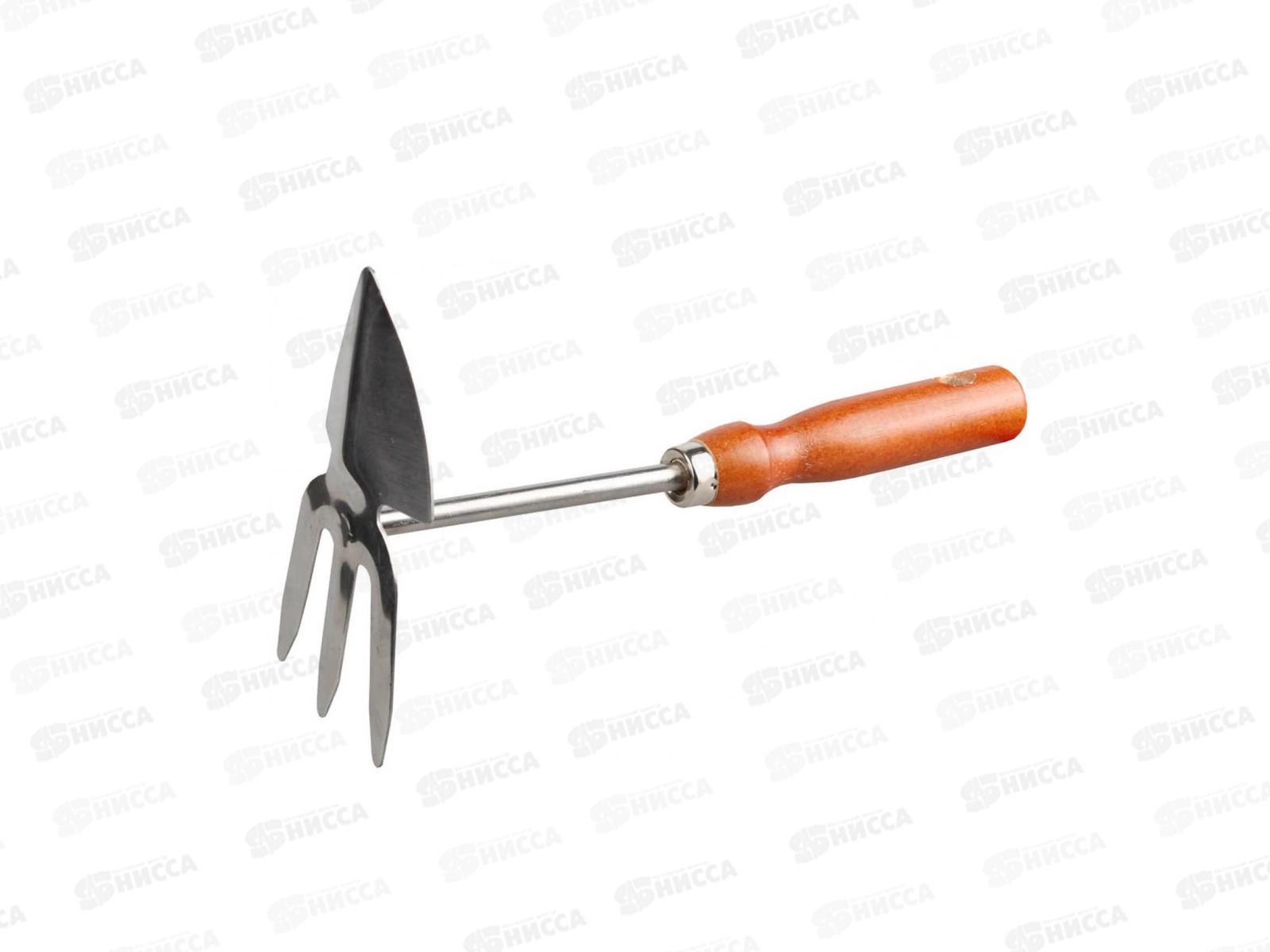 Мотыжка GRINDA, прямое лезвие, 3 зубца, 250мм, 8-421235_z01  *12