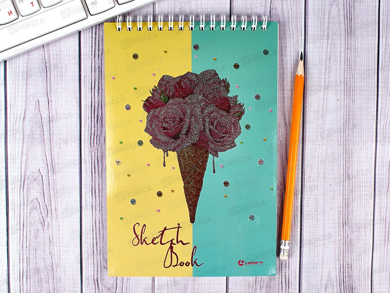 Скетчбук Lamark А5 30листов Sweet Life,гребень,38991*35