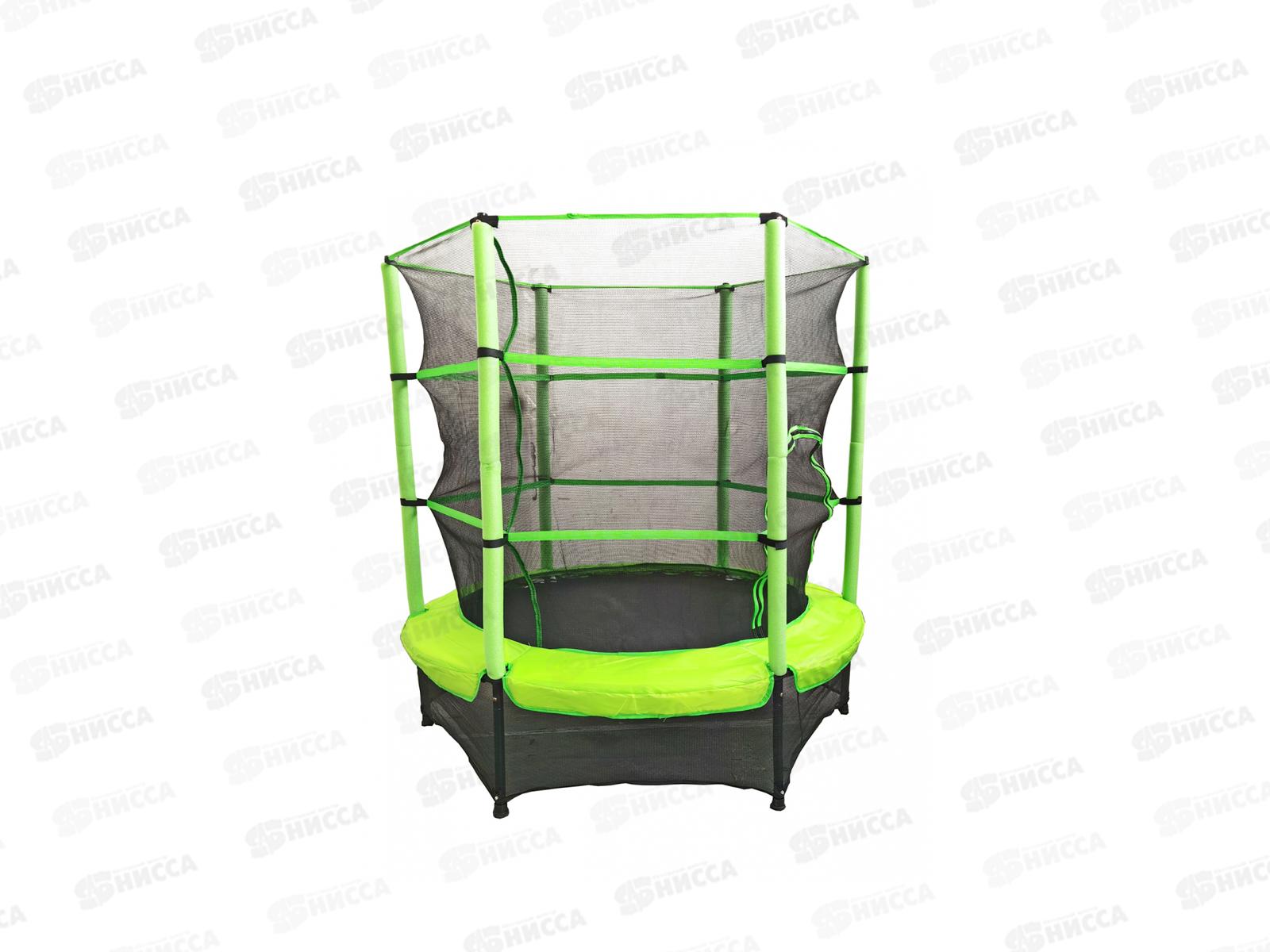 Батут детский 140 см, высота защитной сетки 165см, нагрузка до 80кг, 302907  гб