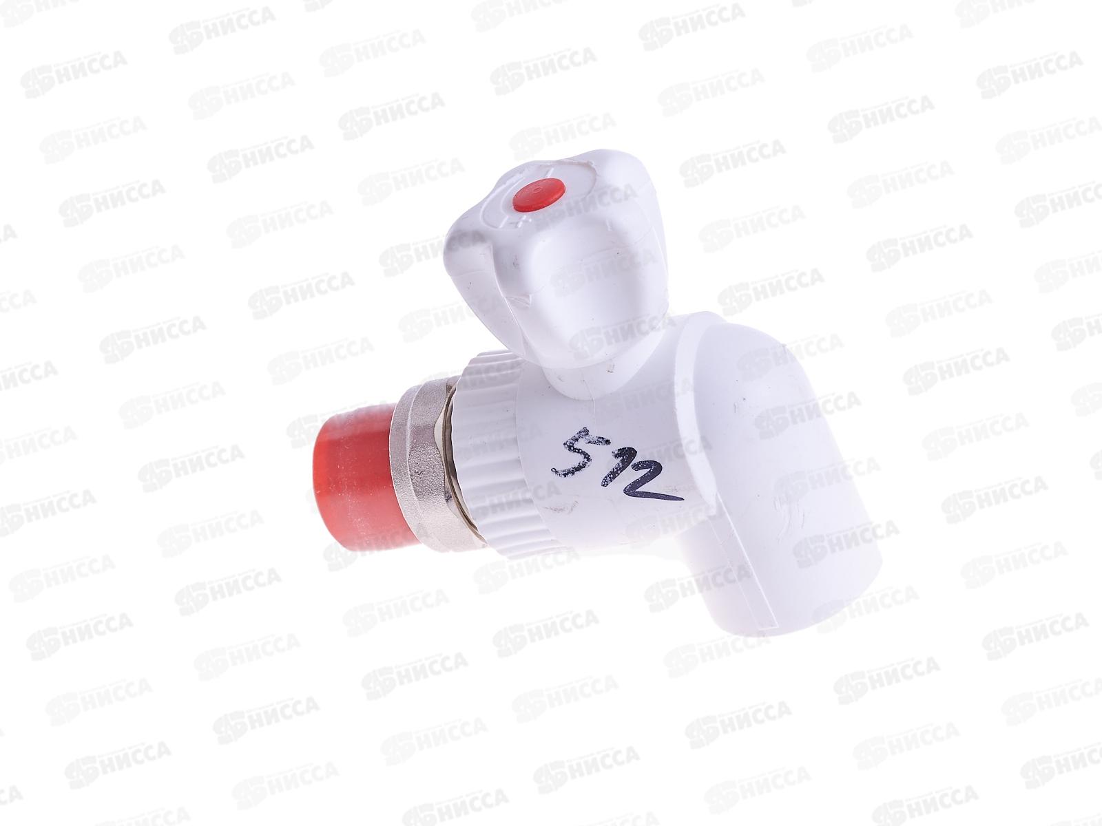 Кран шаровый полипропиленовый для радиатора угловой DN25*3/4&quot, Aqualink, 03641 *5/40