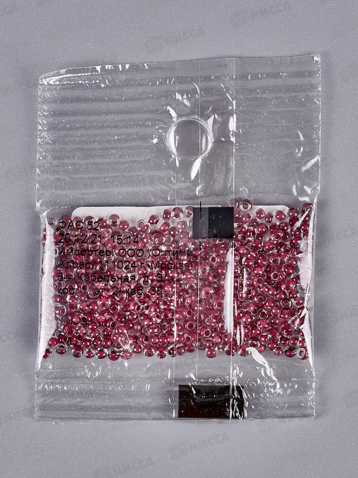 Бисер &quotGAMMA" A505 10/0 круг., 5г, брусничный, 2.3мм, 38099