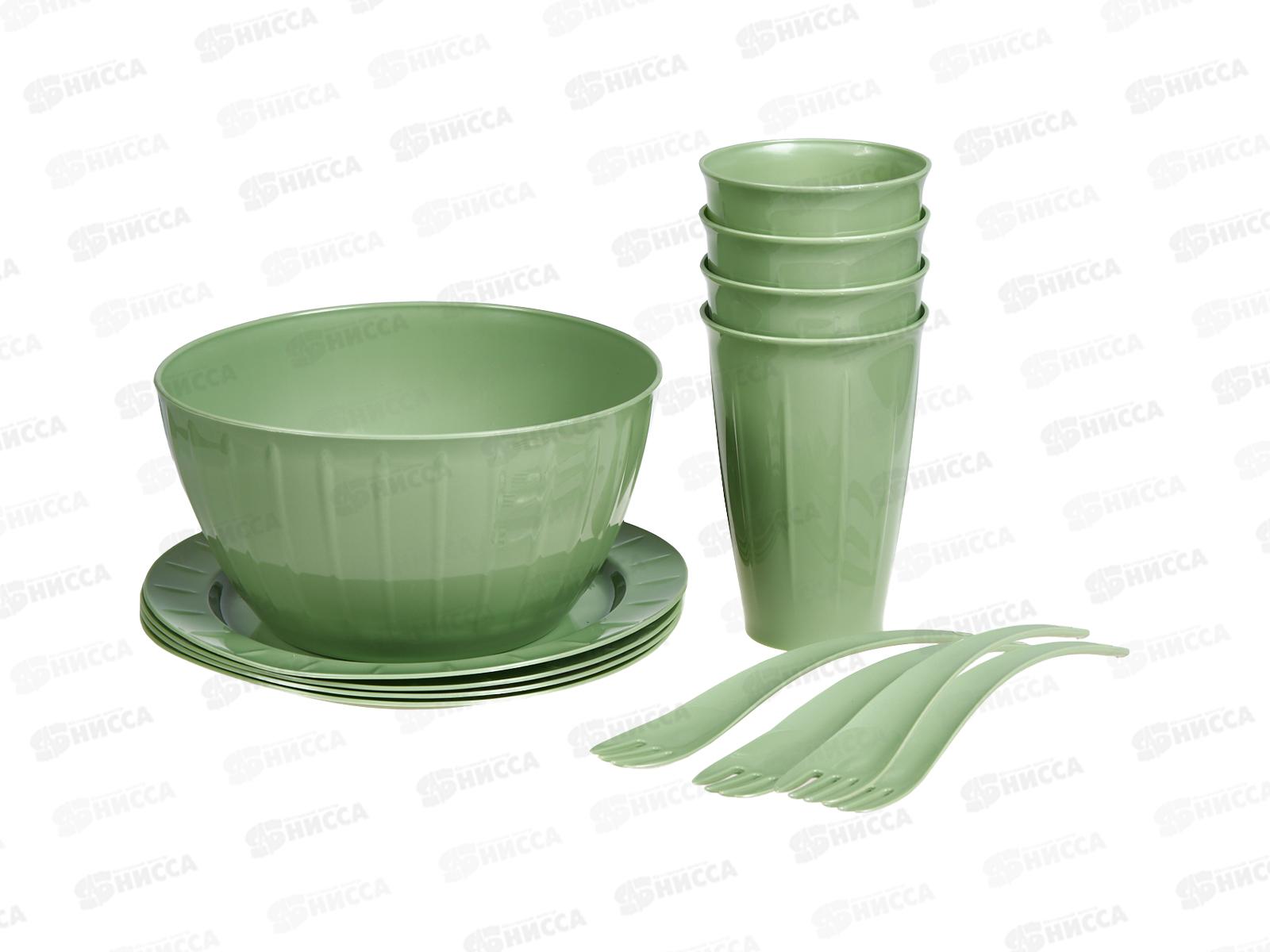 Набор для пикника (4 персоны) Sugar Spice фисташка 181212050