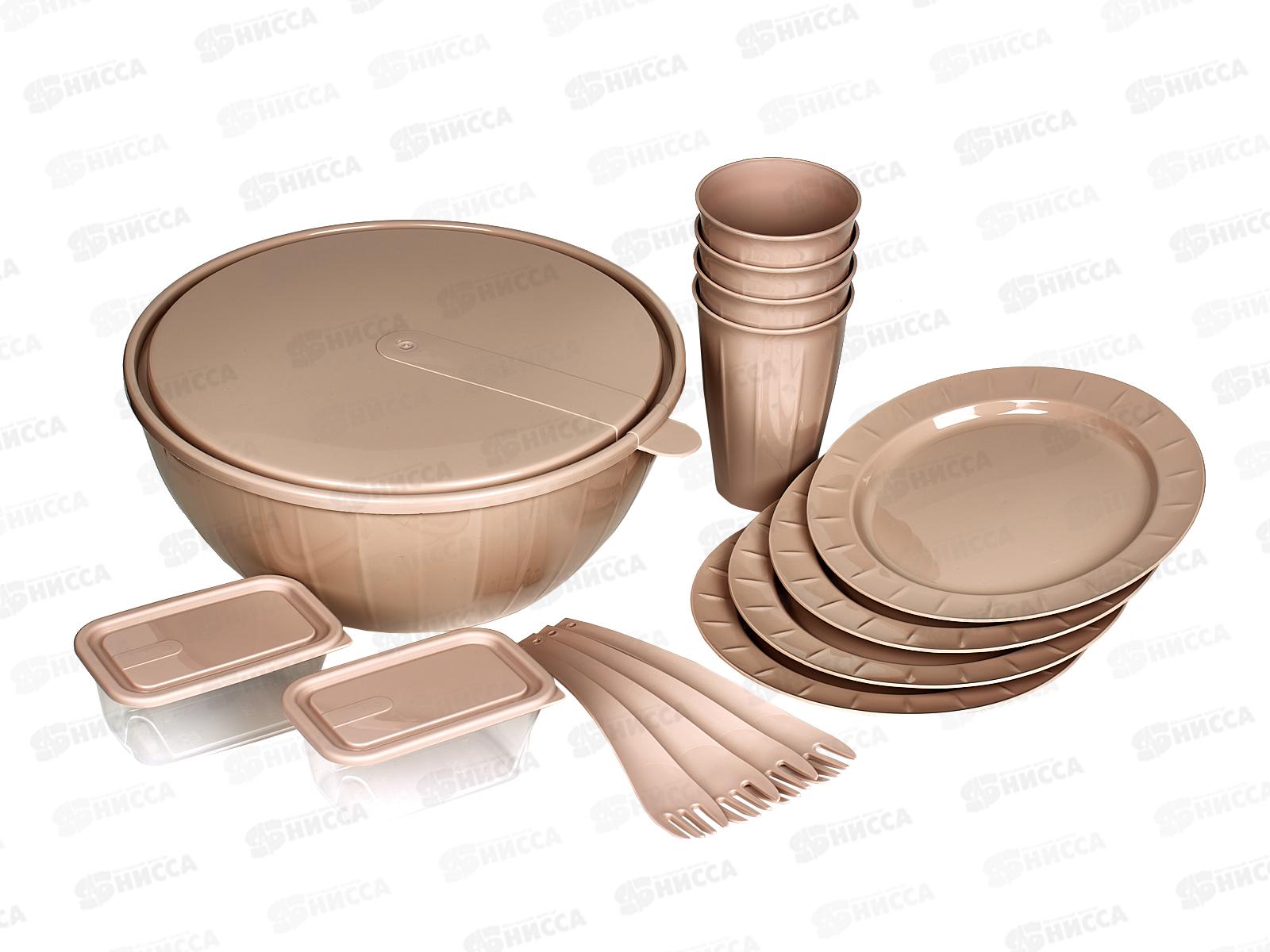 Набор для пикника (4 персоны) Sugar Spice латте 181512005 *4