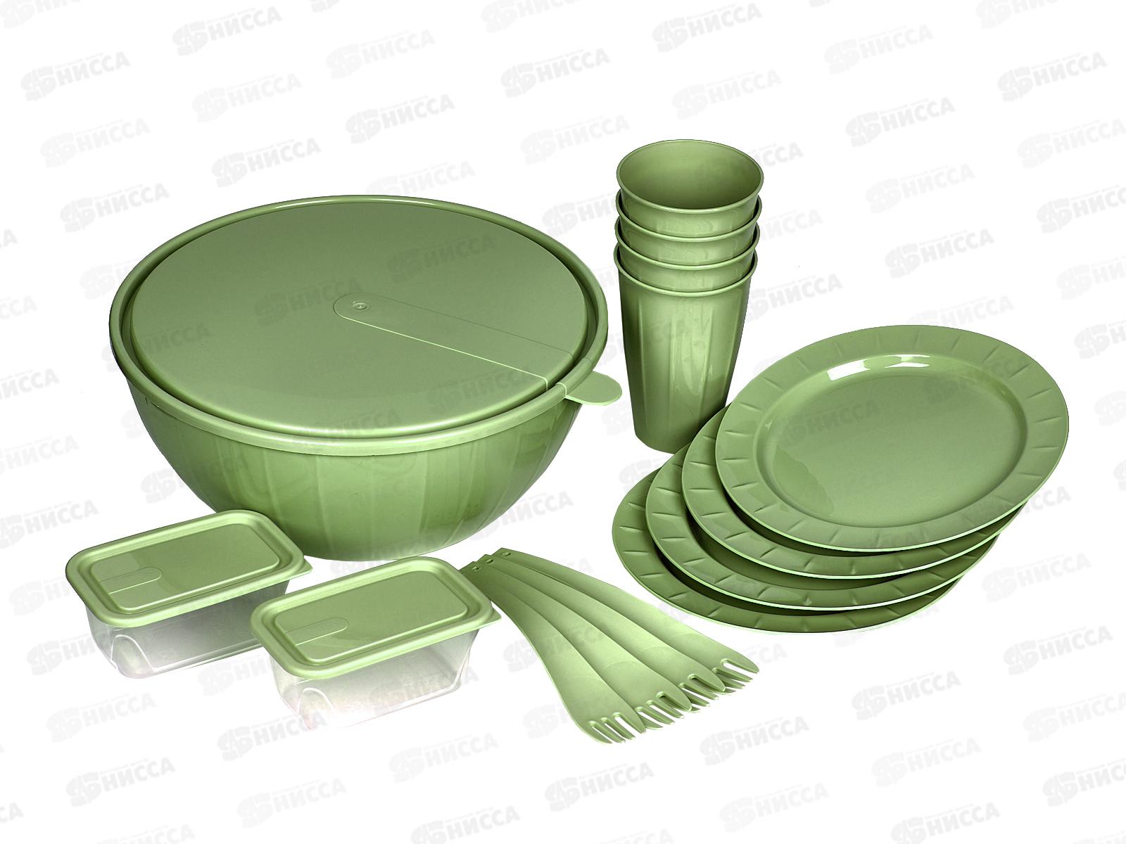 Набор для пикника (4 персоны) Sugar Spice фисташка 181512050 *4