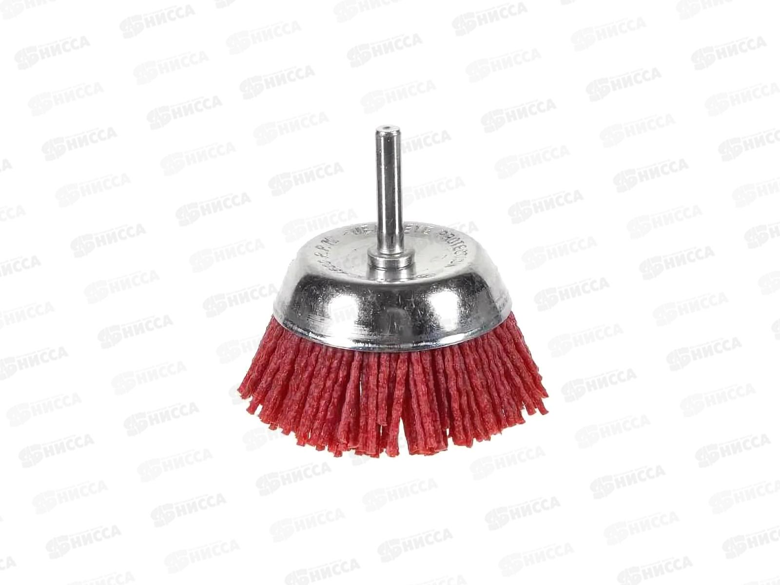 Щетка для дрели чашечная (нейлон с абразивом) О75мм 11101016 Кратон