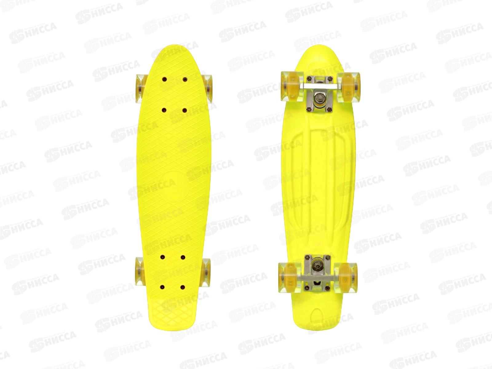 Скейт 56х15см TLS-401 green нагрузка 55 кг RUSH ACTION, 286885  гб