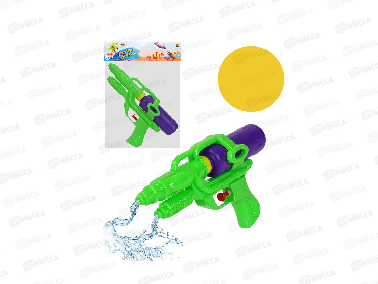 Пистолет водный 108мл, ИК-1036 (23*13*5,6) дальность стрельбы 5-7м, микс, пакет *180