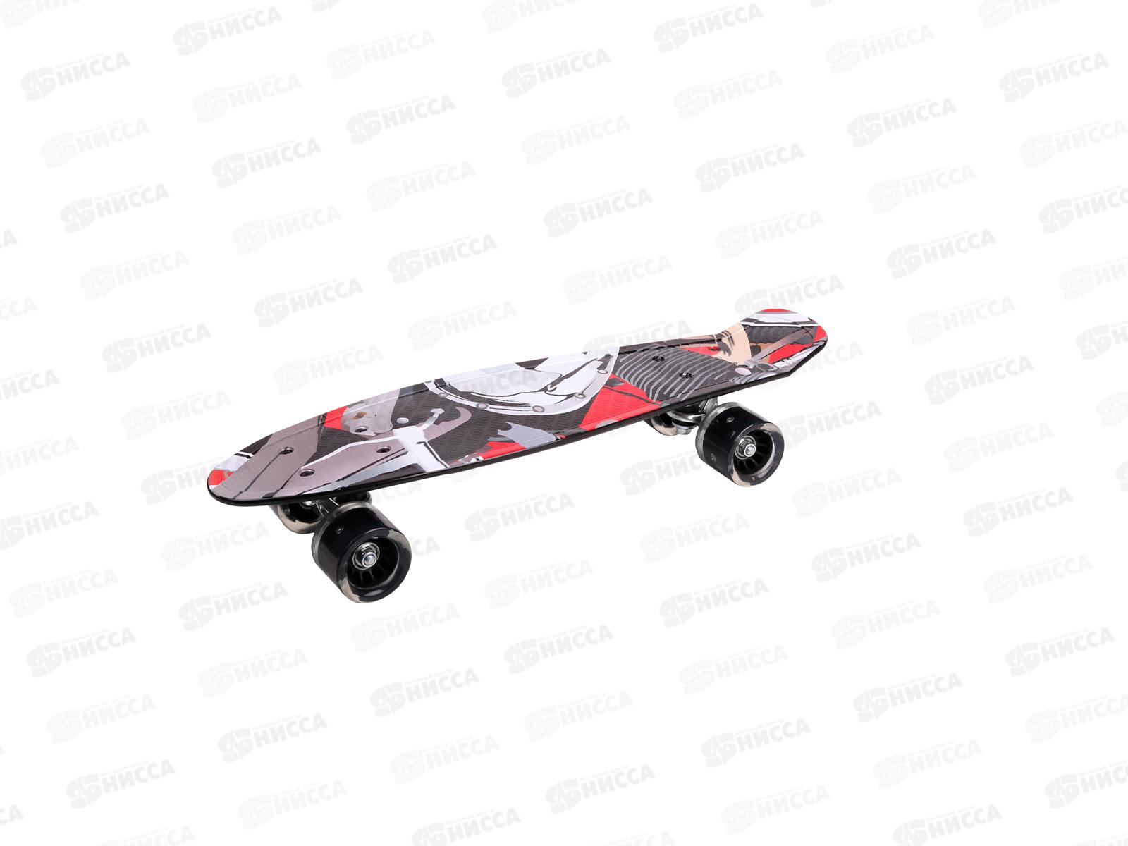 Скейтборд &quotГраффити-1&quot пластик (56х15х10), НВ210805-9/2, свет *8