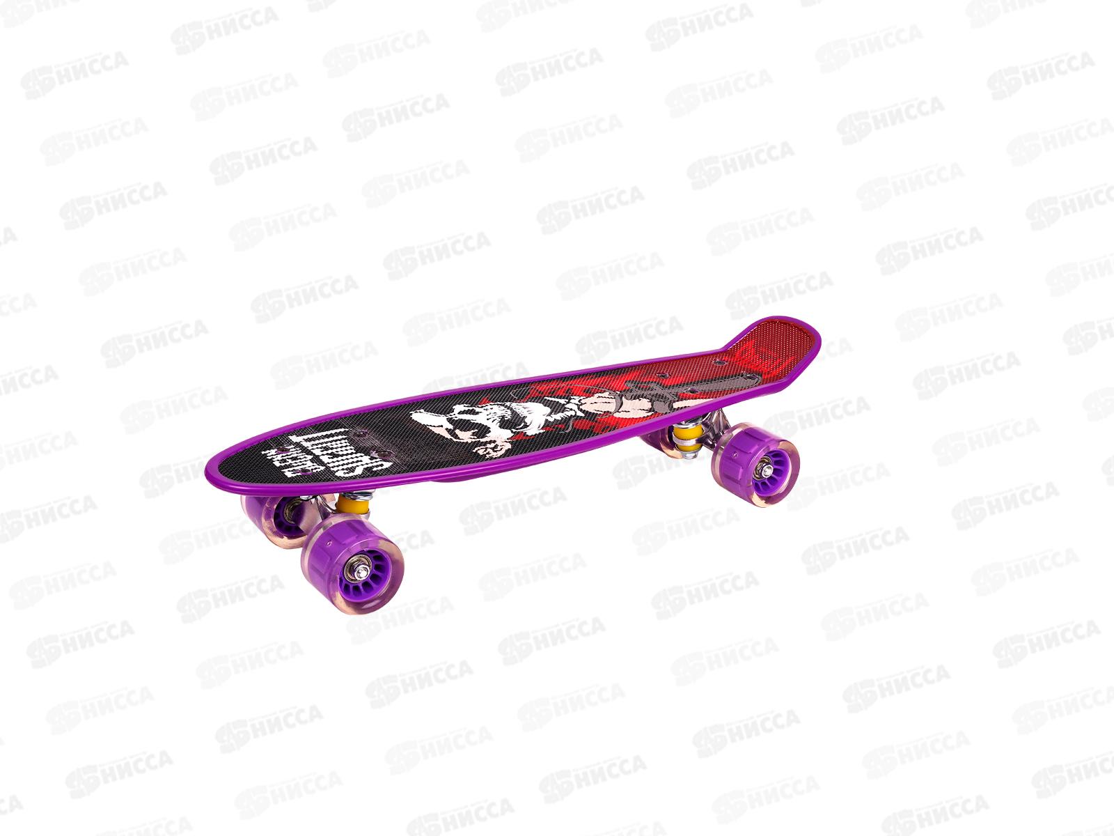 Скейтборд &quotСкорость-2&quot пластик (54х14,5х10), Н1901/2 *8