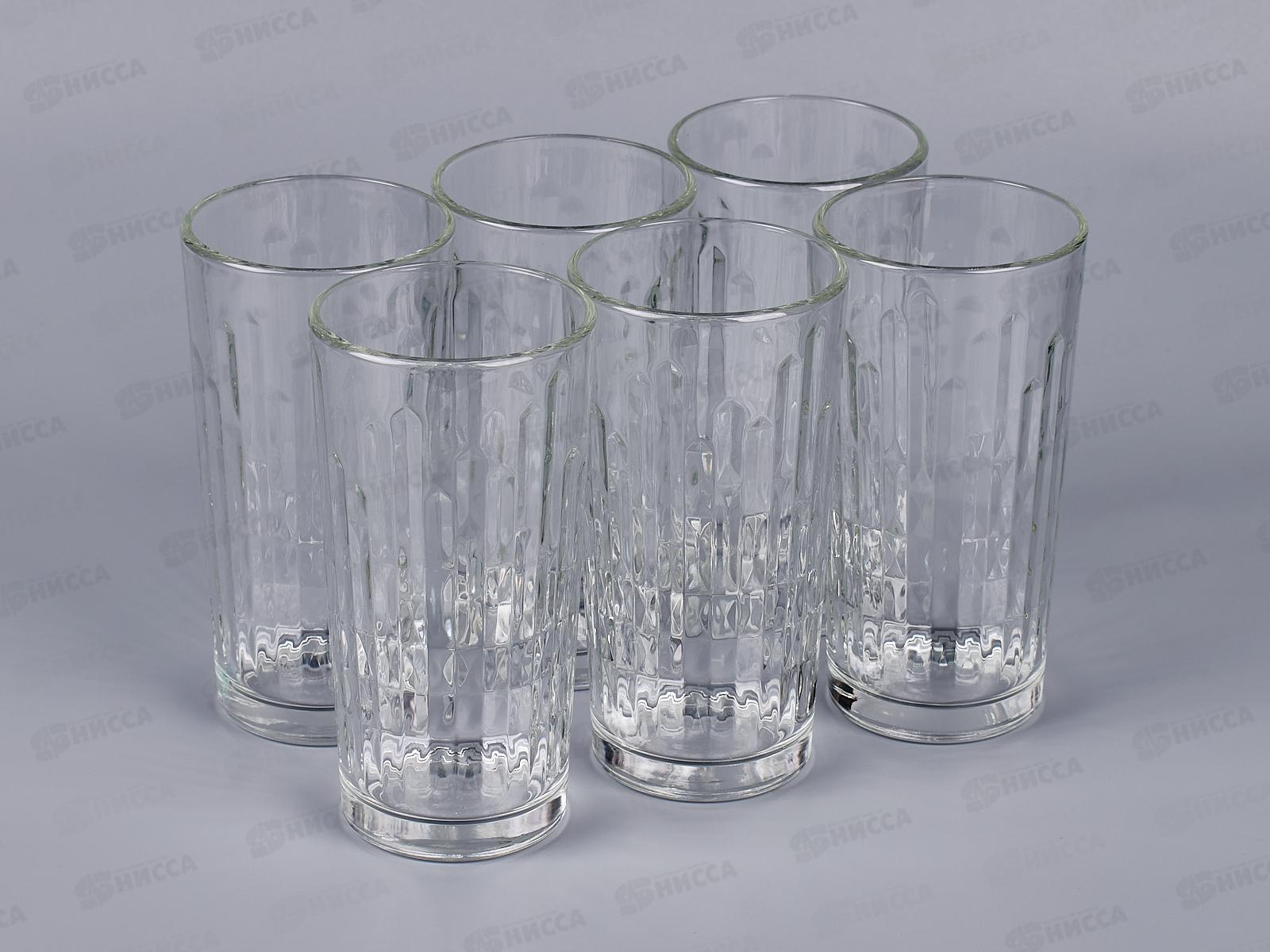 Набор стаканов 6шт Асимметрия 230мл   2205