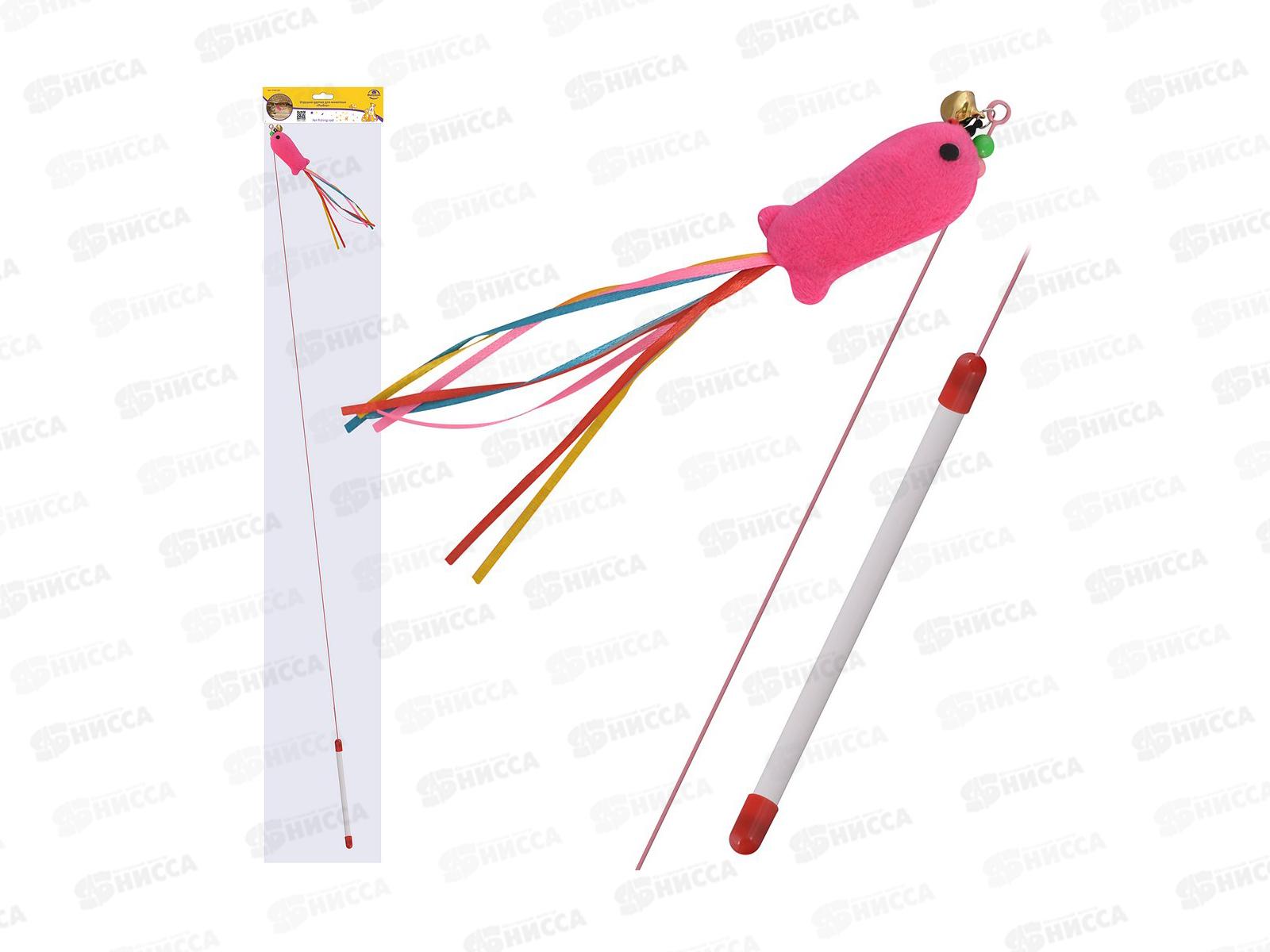 Игрушка-удочка для животных Рыбка VL40-105 *12