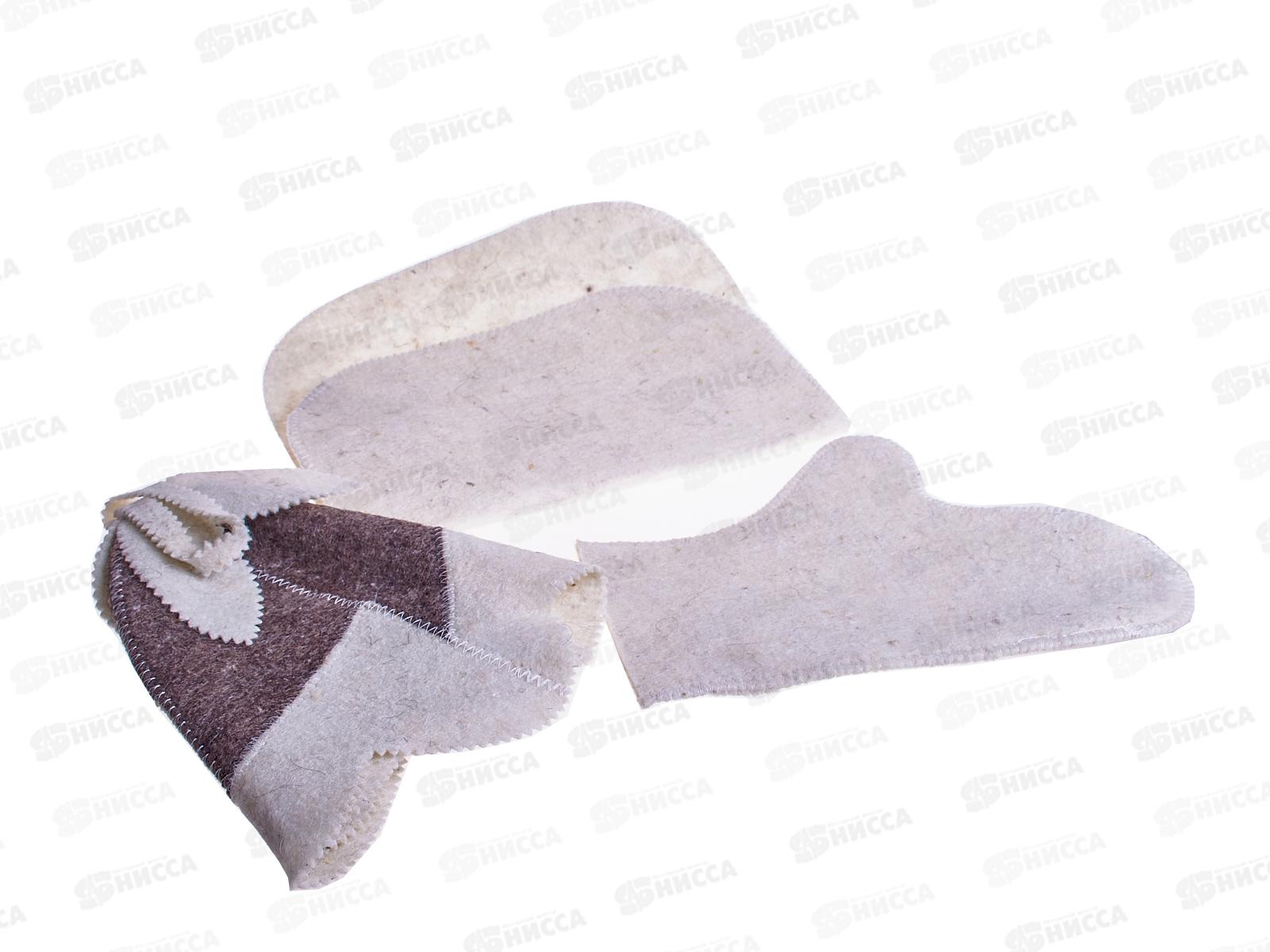 Набор из 3-х предметов  &quotКолокольчик&quot (шап,ковр,рук.) &quotБанная линия&quot 11-365