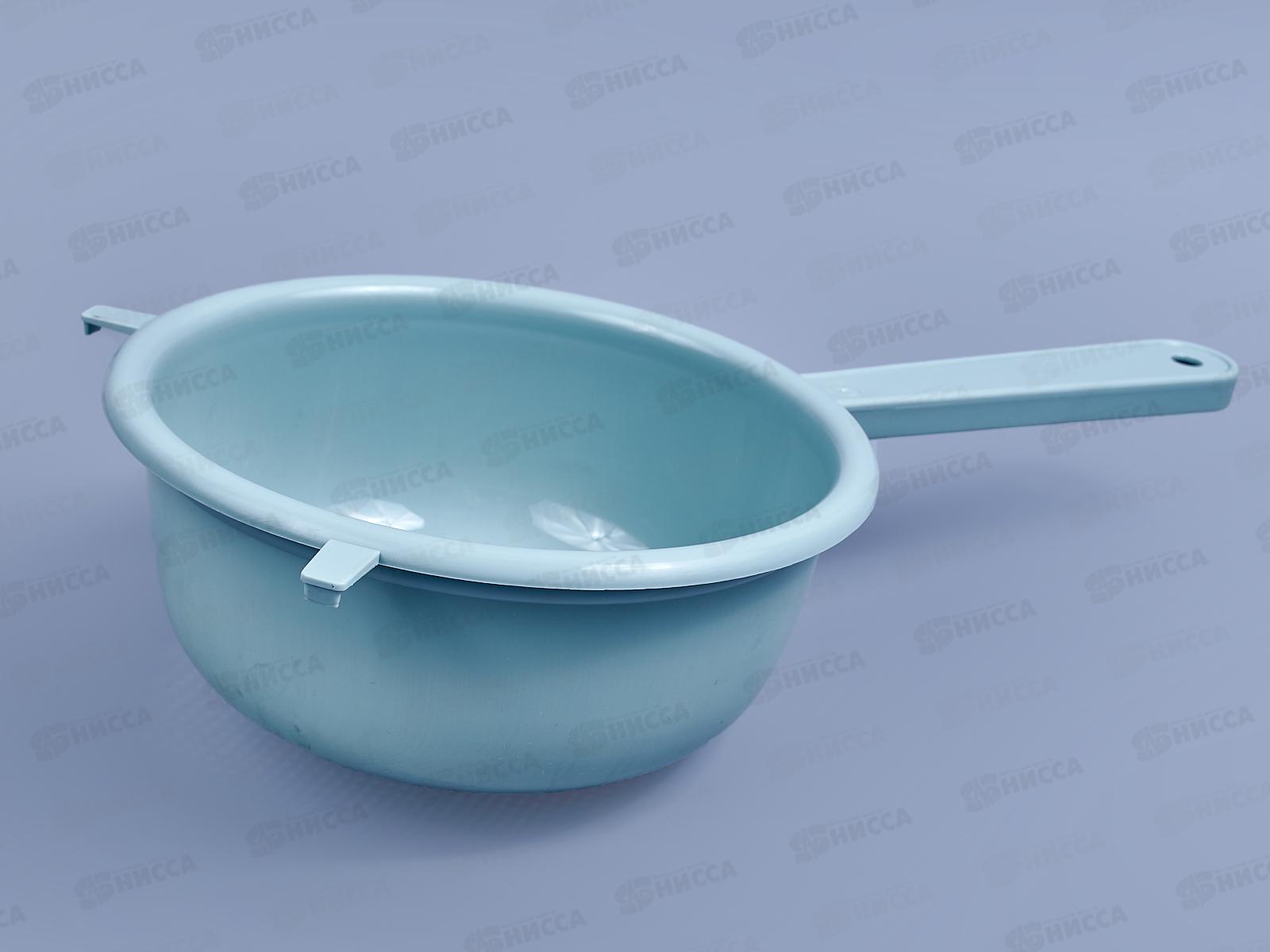 Дуршлаг Д20см с ручкой  Идея Фисташковый М1130 *26